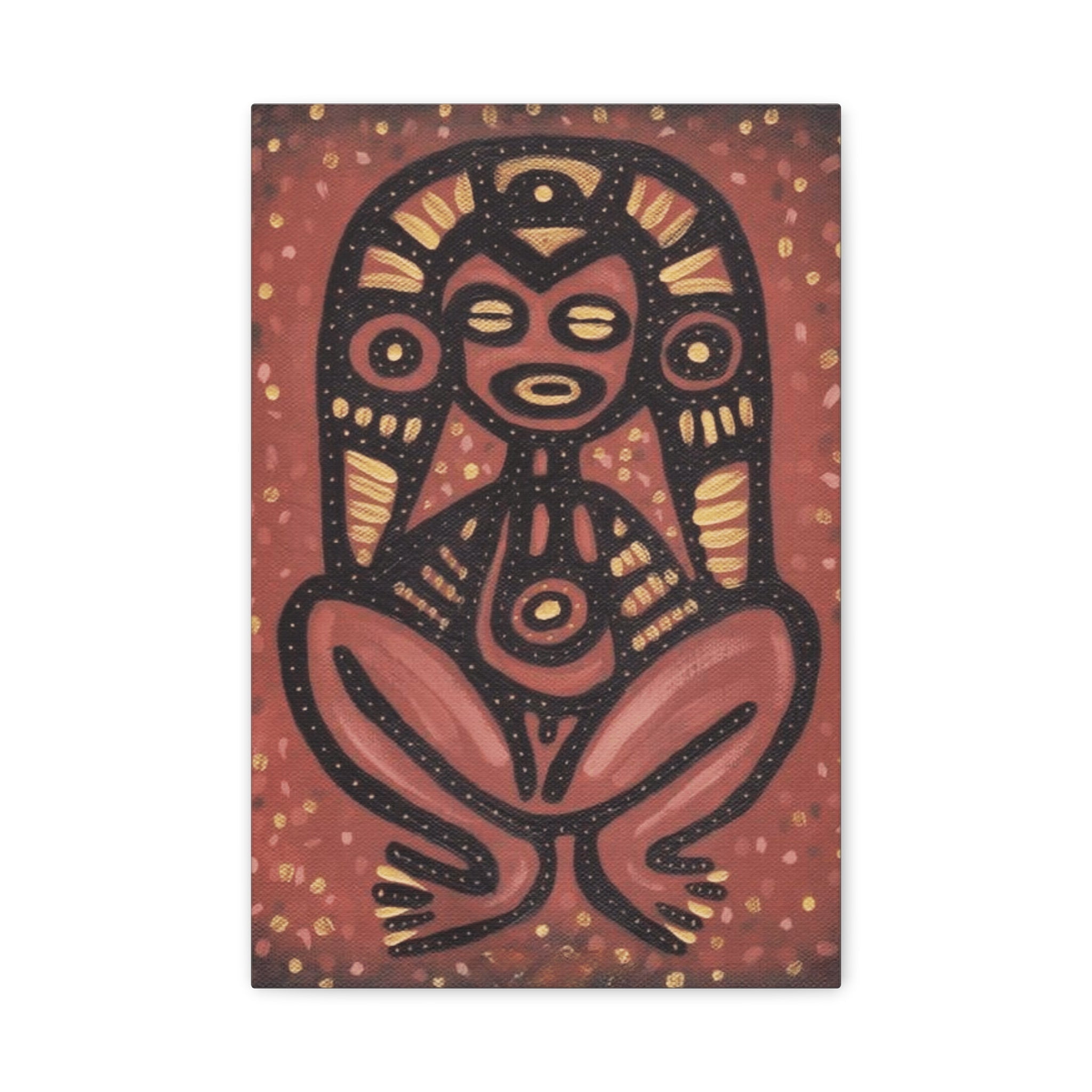PUERTO RICO Culture Indians Inspired Print, Modern Tribal Artwork - Metamorphosis Creations
