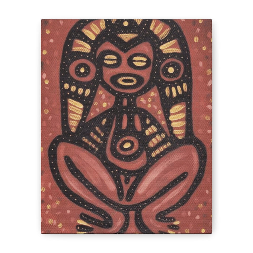 PUERTO RICO Culture Indians Inspired Print, Modern Tribal Artwork - Metamorphosis Creations