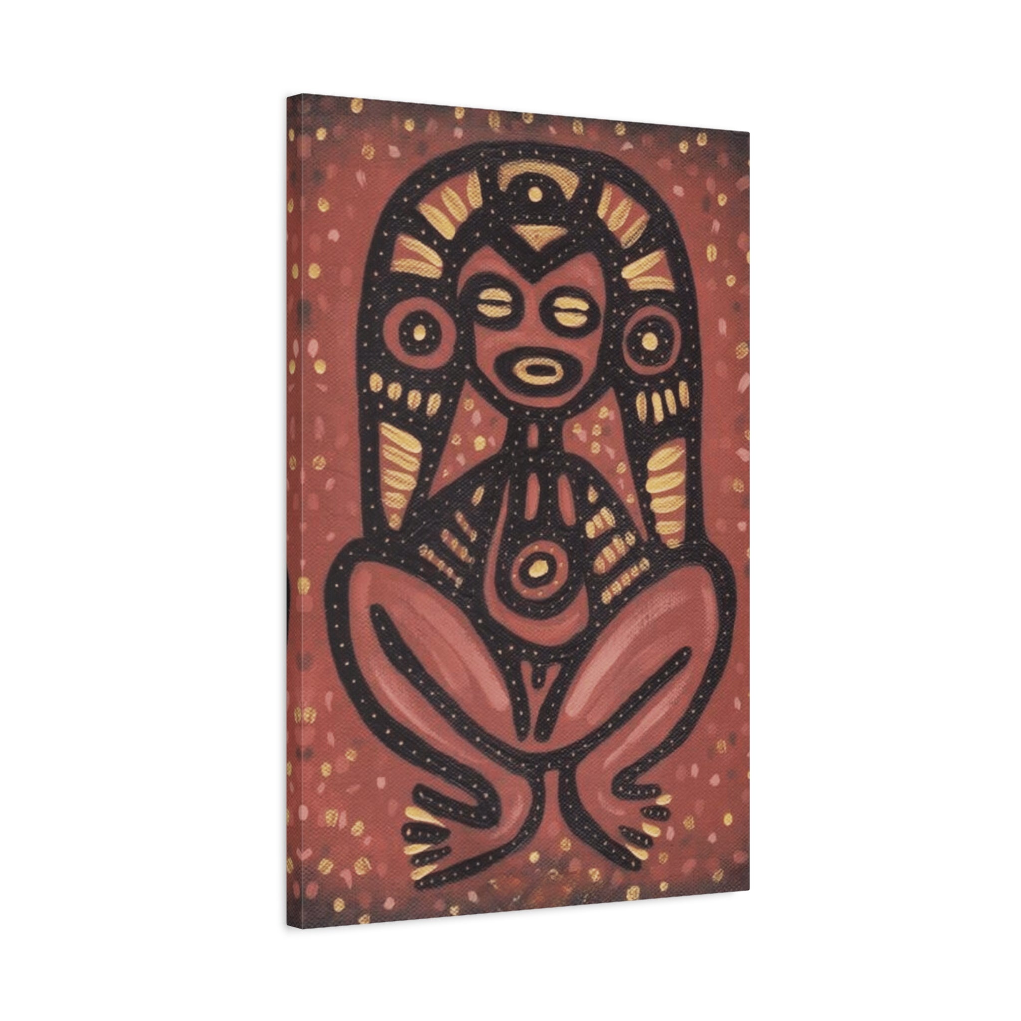 PUERTO RICO Culture Indians Inspired Print, Modern Tribal Artwork - Metamorphosis Creations