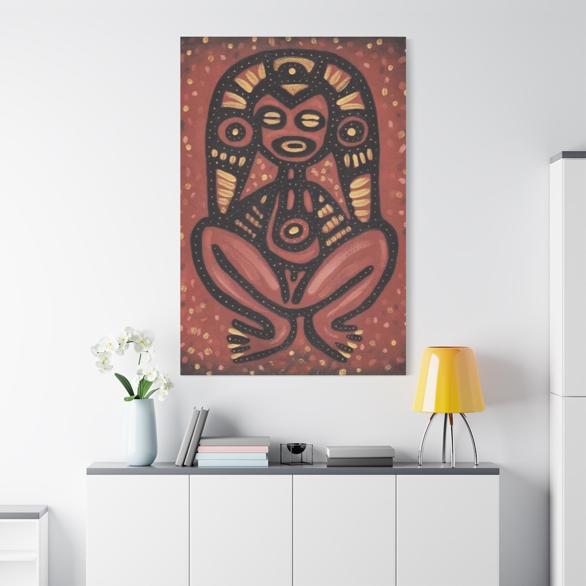 PUERTO RICO Culture Indians Inspired Print, Modern Tribal Artwork - Metamorphosis Creations