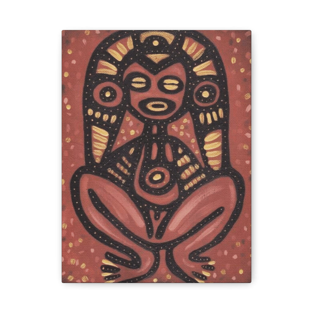 PUERTO RICO Culture Indians Inspired Print, Modern Tribal Artwork - Metamorphosis Creations