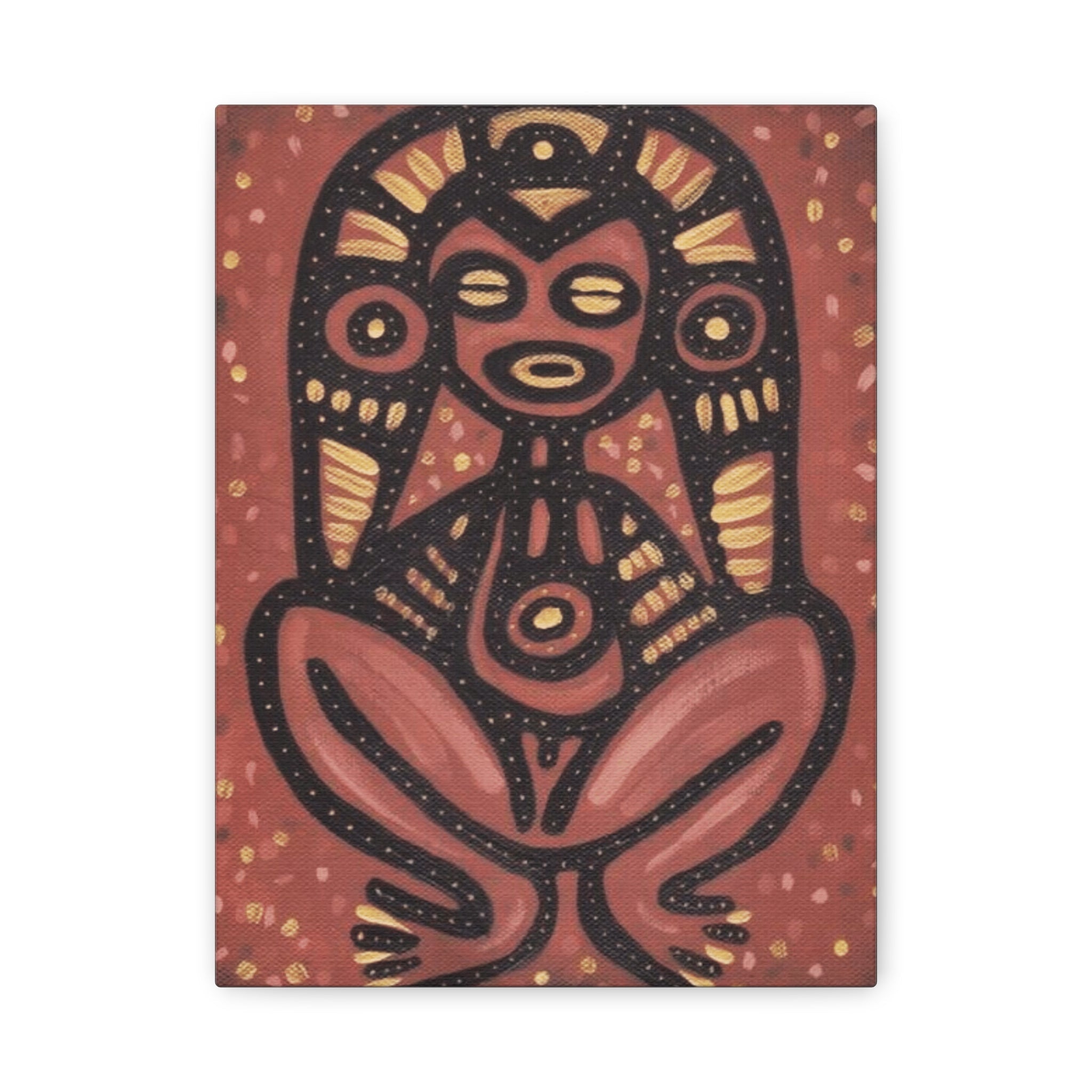 PUERTO RICO Culture Indians Inspired Print, Modern Tribal Artwork - Metamorphosis Creations