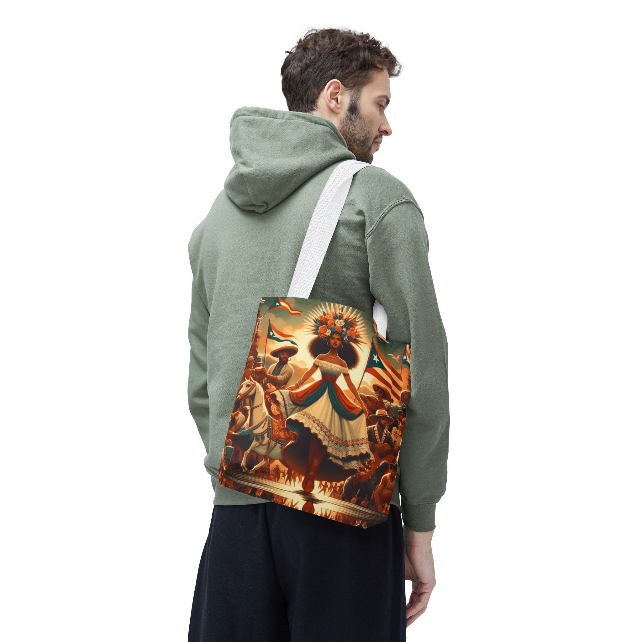 Puerto Rico Design Tote Bags Tote Bag (AOP) - Metamorphosis Creations