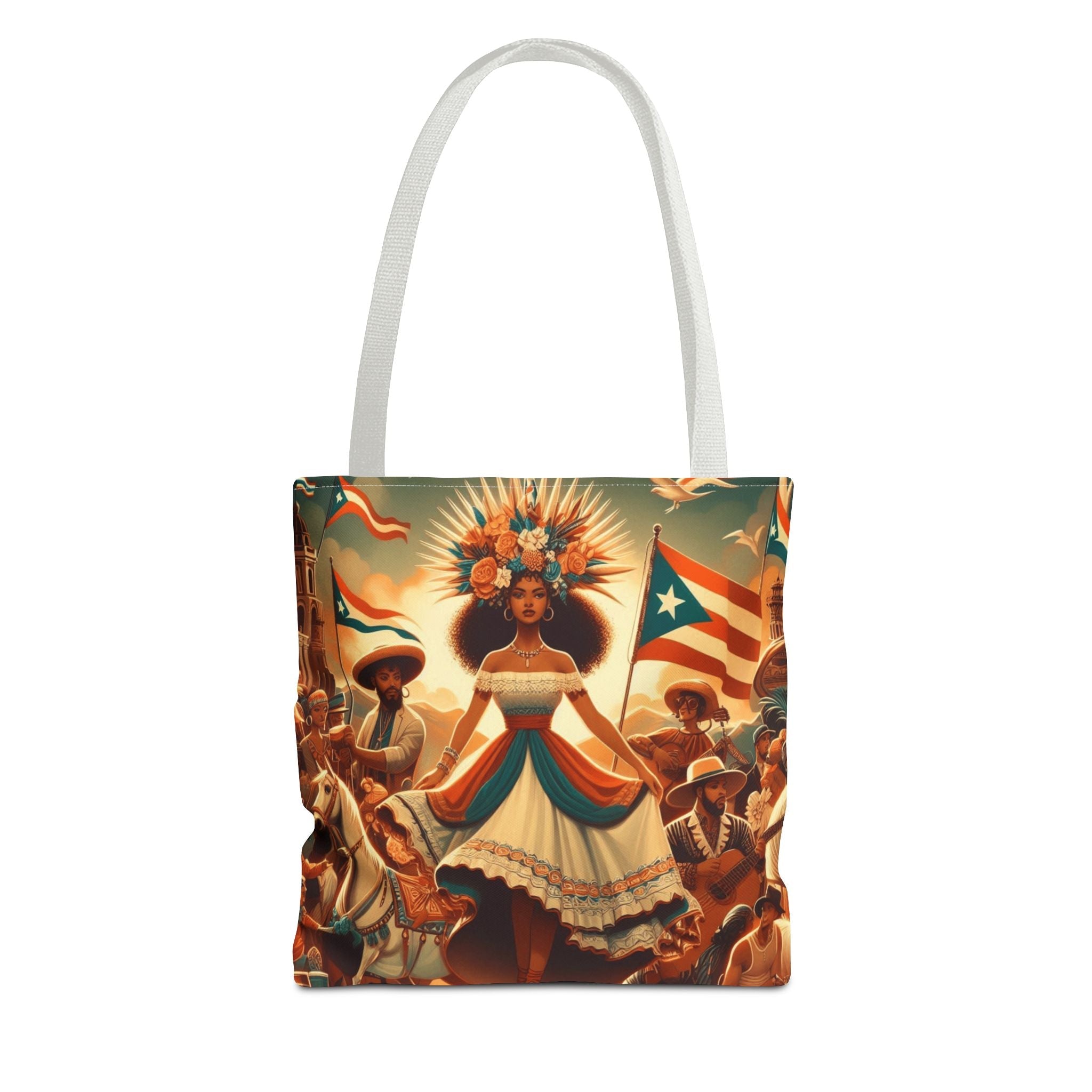 Puerto Rico Design Tote Bags Tote Bag (AOP) - Metamorphosis Creations