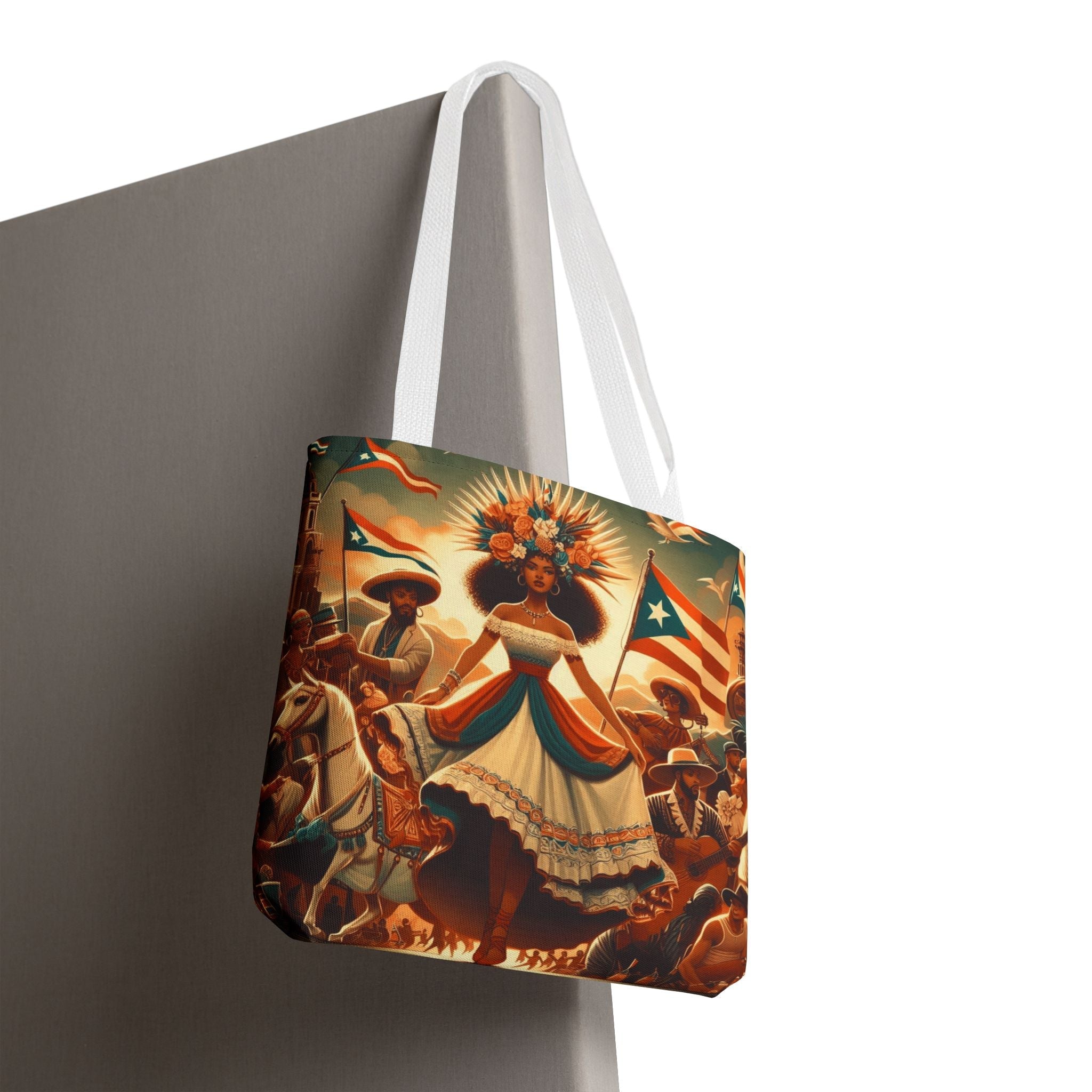 Puerto Rico Design Tote Bags Tote Bag (AOP) - Metamorphosis Creations