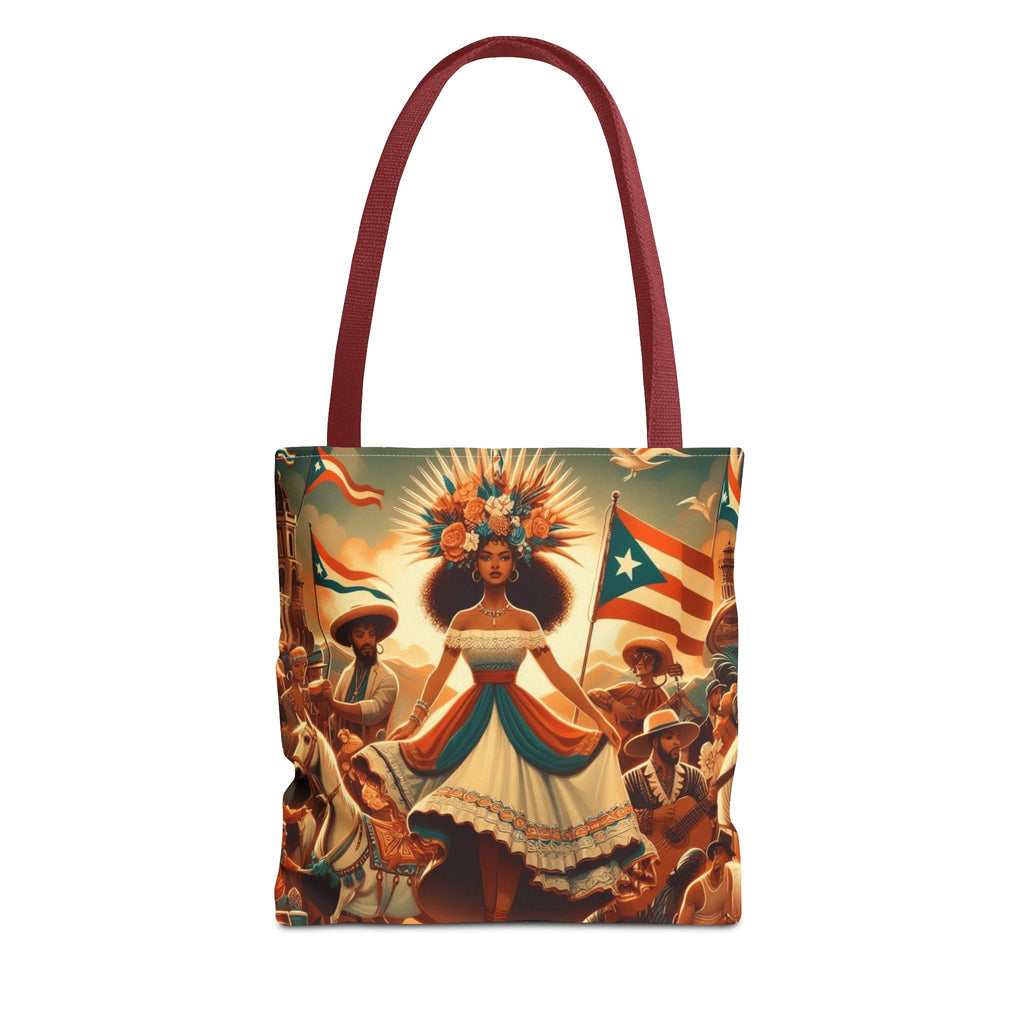 Puerto Rico Design Tote Bags Tote Bag (AOP) - Metamorphosis Creations