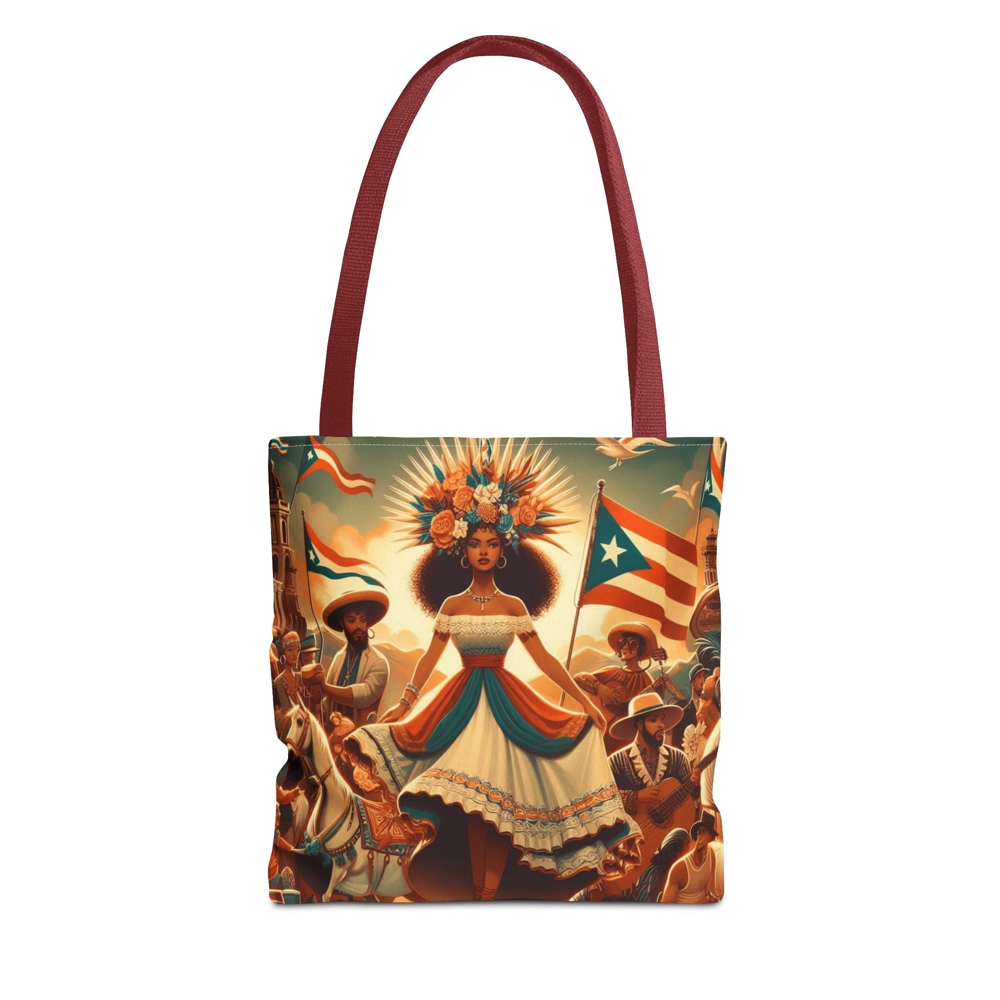 Puerto Rico Design Tote Bags Tote Bag (AOP) - Metamorphosis Creations