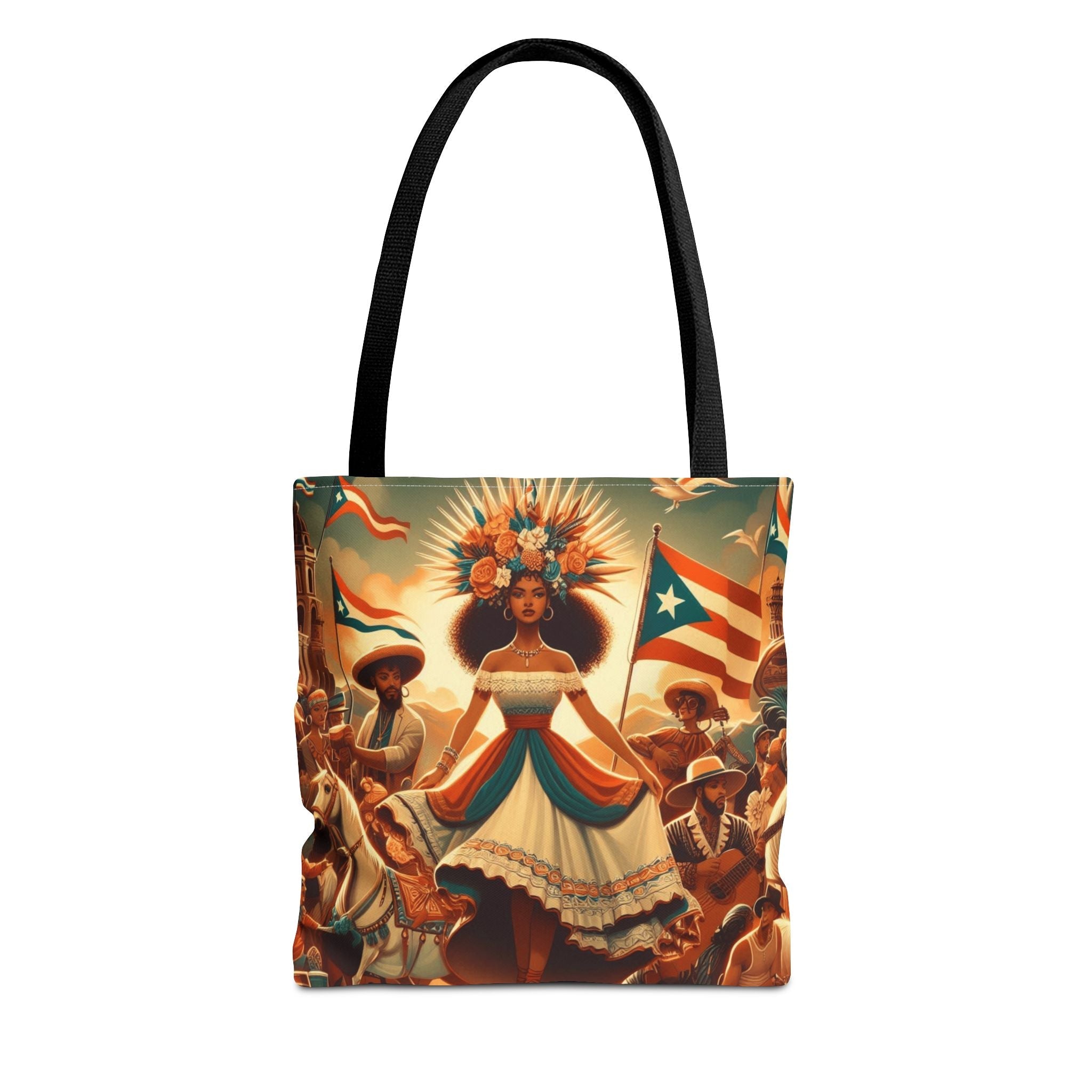 Puerto Rico Design Tote Bags Tote Bag (AOP) - Metamorphosis Creations