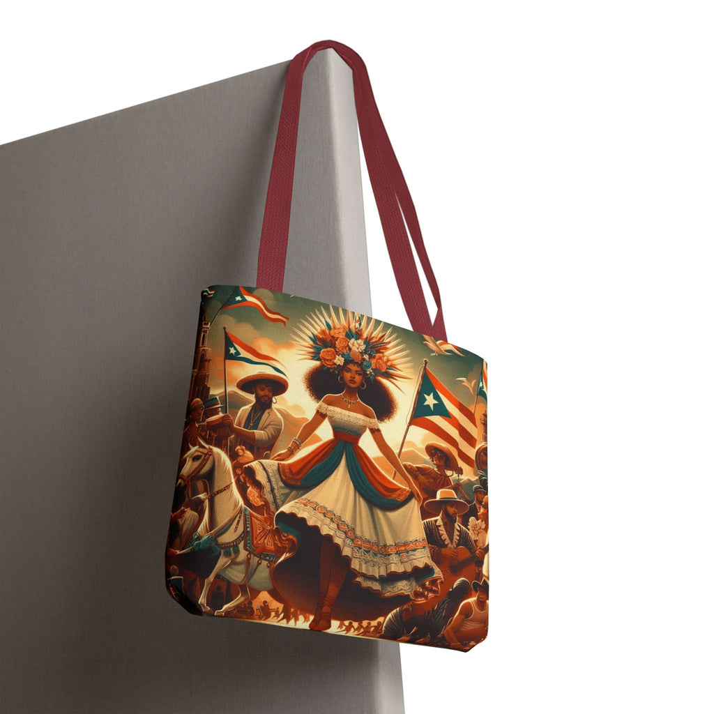 Puerto Rico Design Tote Bags Tote Bag (AOP) - Metamorphosis Creations