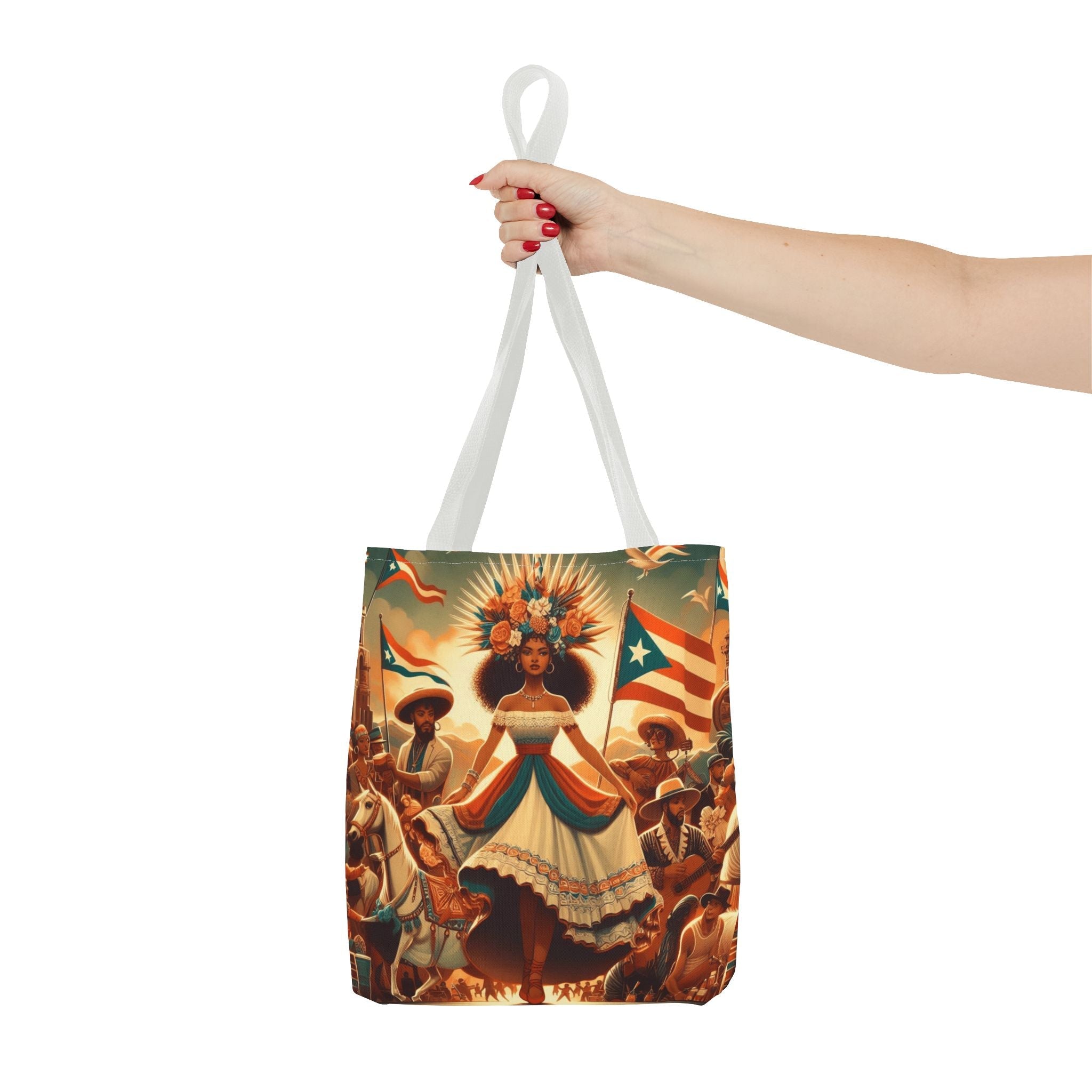 Puerto Rico Design Tote Bags Tote Bag (AOP) - Metamorphosis Creations