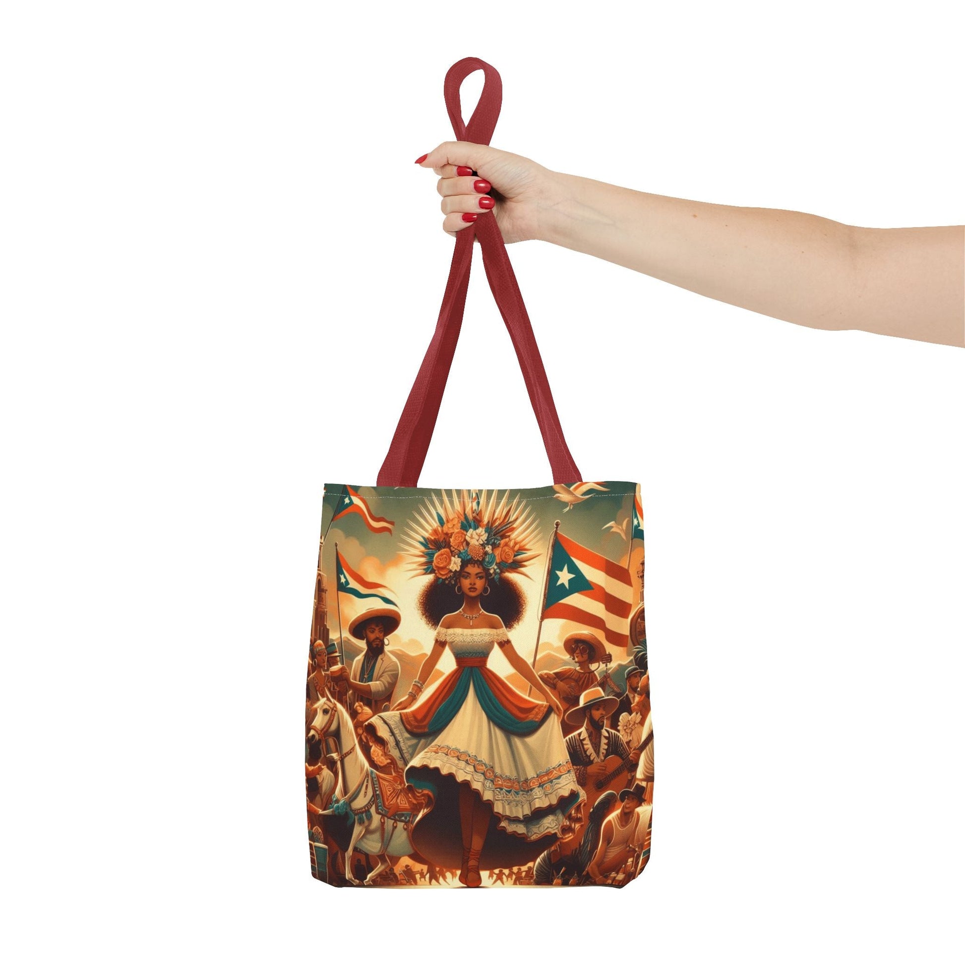 Puerto Rico Design Tote Bags Tote Bag (AOP) - Metamorphosis Creations