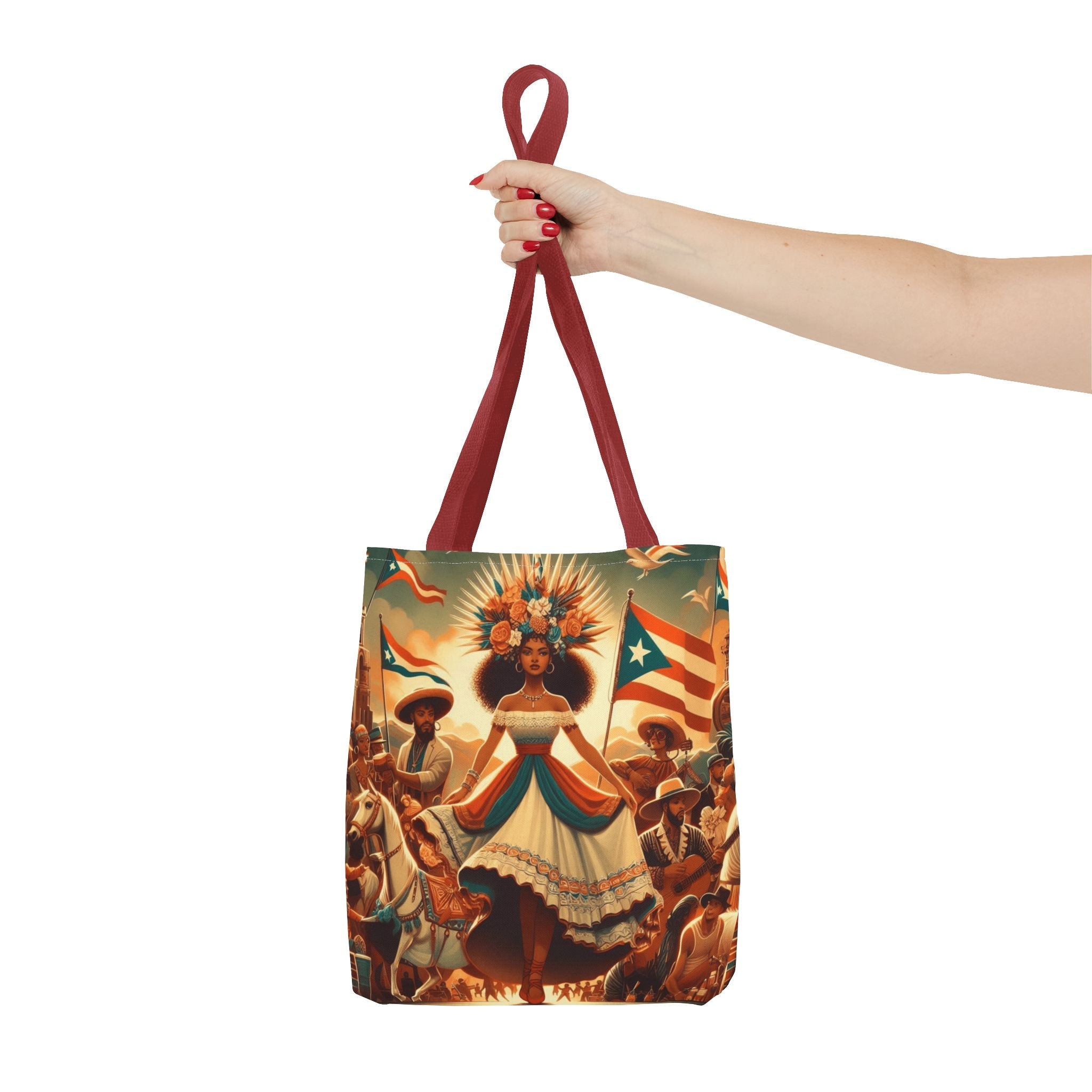 Puerto Rico Design Tote Bags Tote Bag (AOP) - Metamorphosis Creations