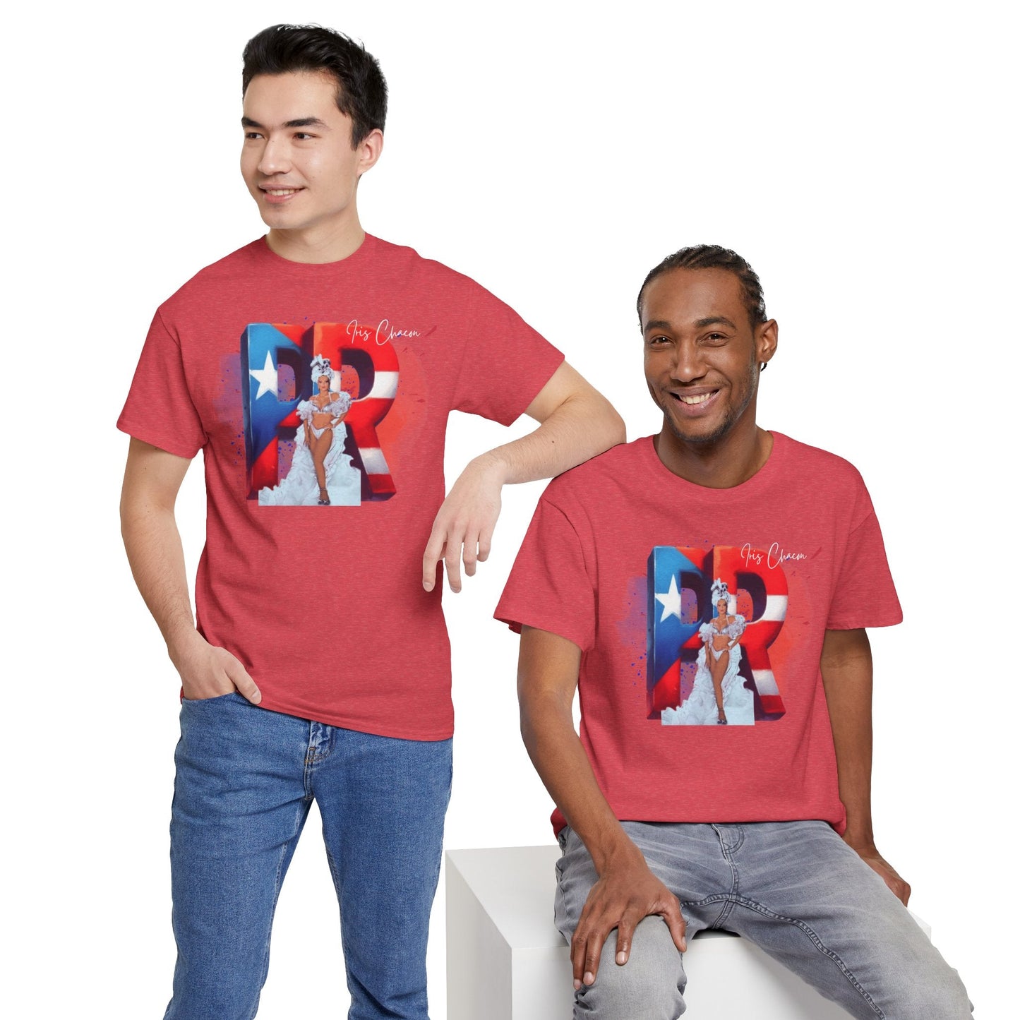 Puerto Rico Iris Chacon Pride T-Shirt, Unisex Cotton Tee for Celebrations, Casual Wear, Gift for Him/Her, Fourth of July, Cultural Events - Metamorphosis Creations