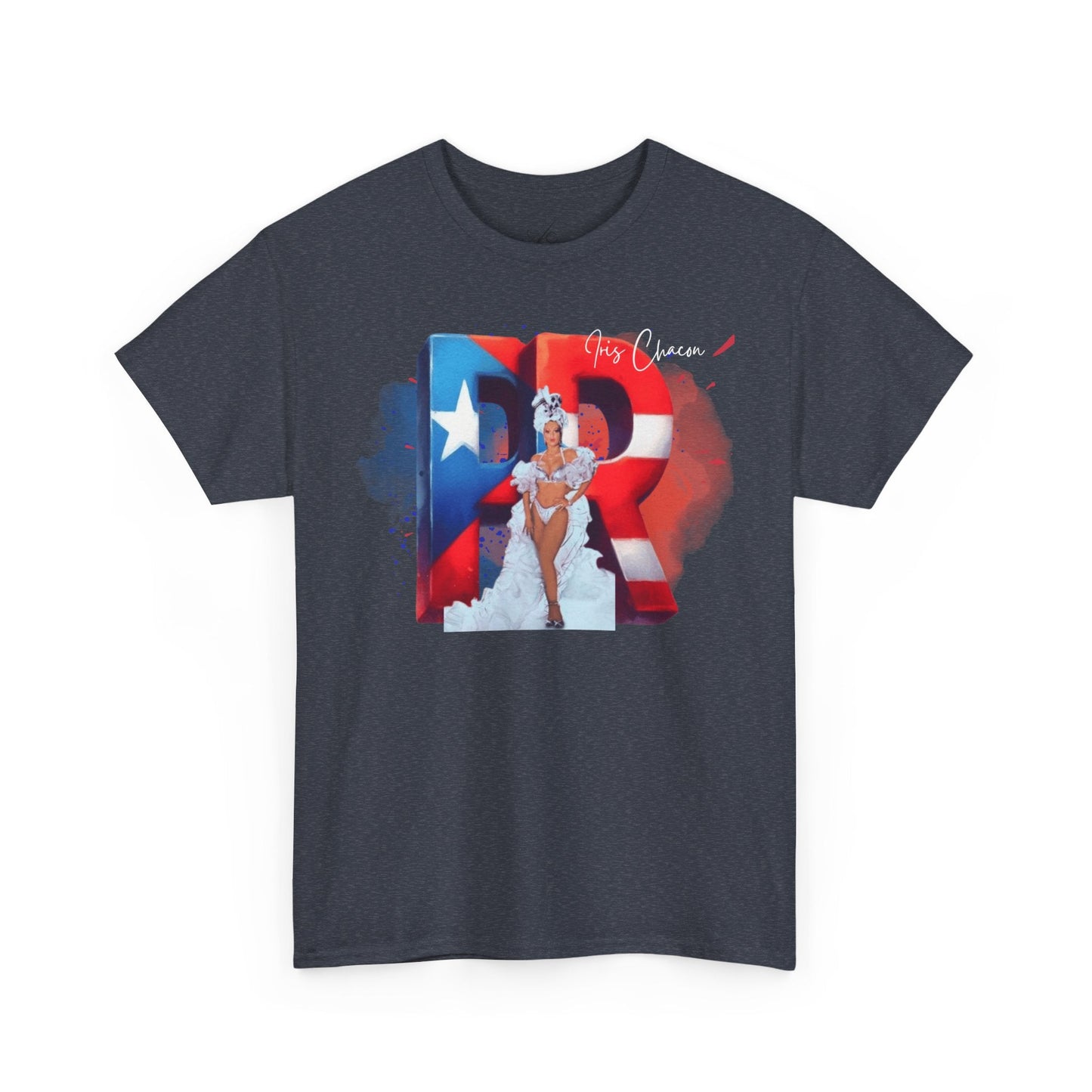 Puerto Rico Iris Chacon Pride T-Shirt, Unisex Cotton Tee for Celebrations, Casual Wear, Gift for Him/Her, Fourth of July, Cultural Events - Metamorphosis Creations