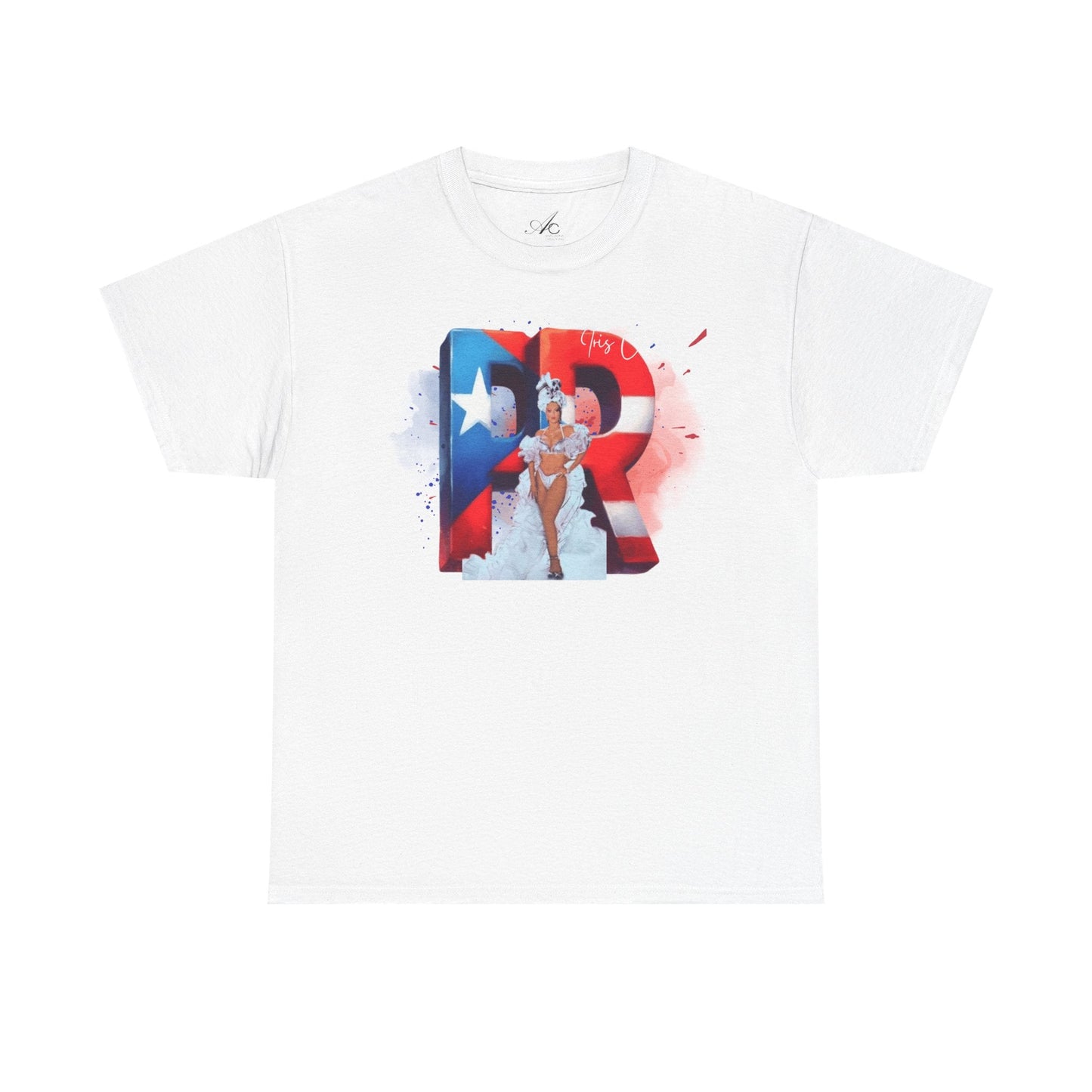 Puerto Rico Iris Chacon Pride T-Shirt, Unisex Cotton Tee for Celebrations, Casual Wear, Gift for Him/Her, Fourth of July, Cultural Events - Metamorphosis Creations