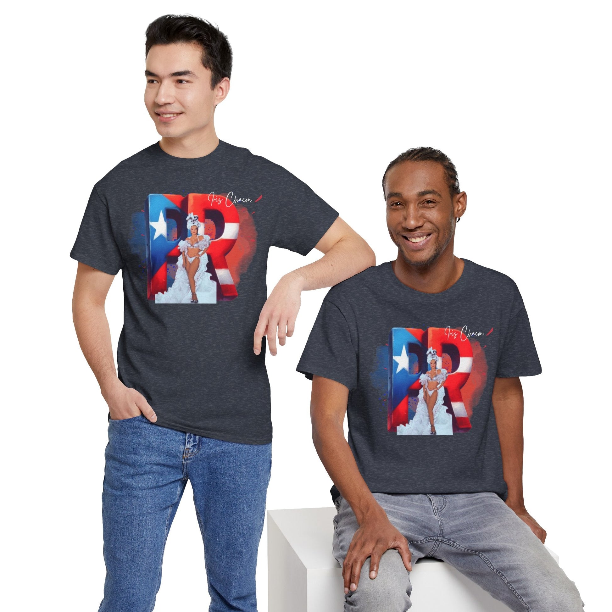 Puerto Rico Iris Chacon Pride T-Shirt, Unisex Cotton Tee for Celebrations, Casual Wear, Gift for Him/Her, Fourth of July, Cultural Events - Metamorphosis Creations