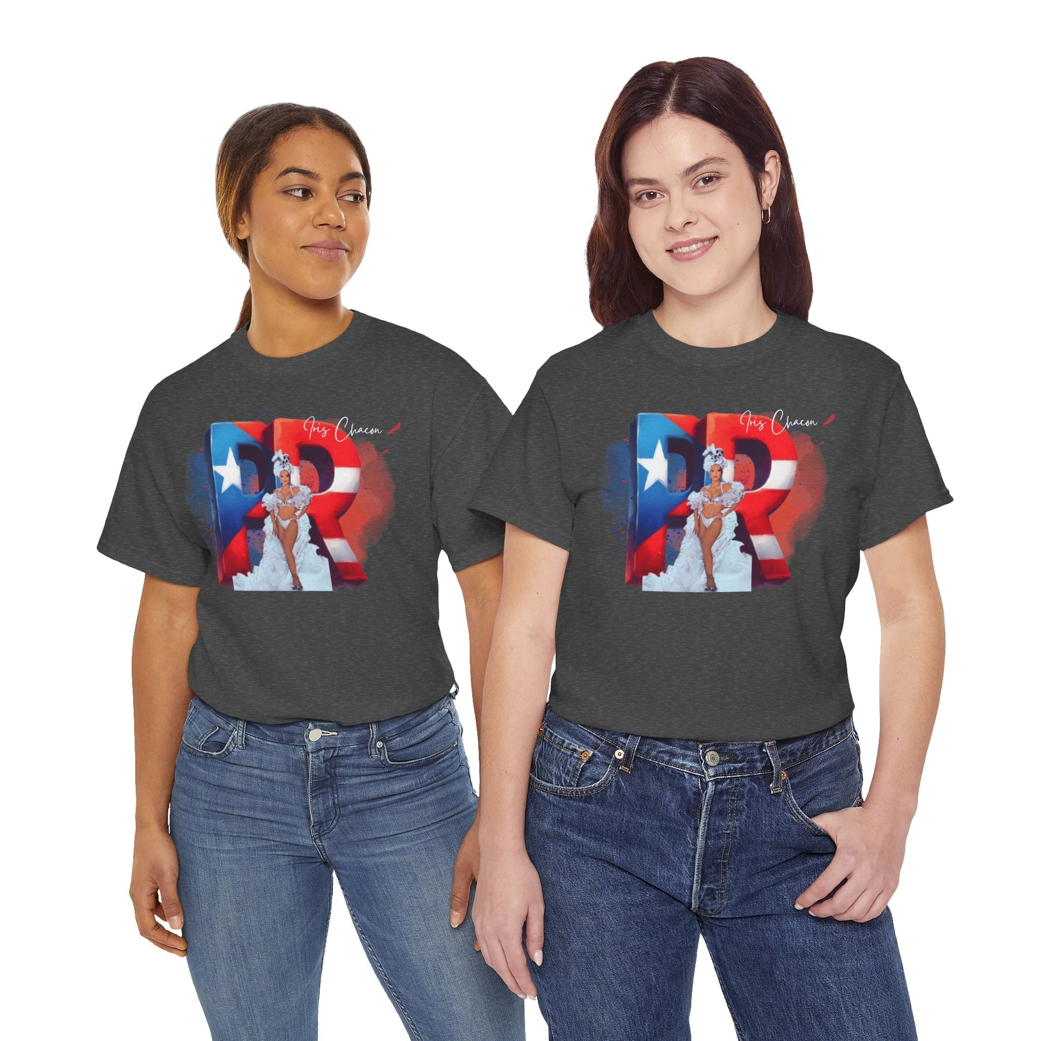 Puerto Rico Iris Chacon Pride T-Shirt, Unisex Cotton Tee for Celebrations, Casual Wear, Gift for Him/Her, Fourth of July, Cultural Events - Metamorphosis Creations