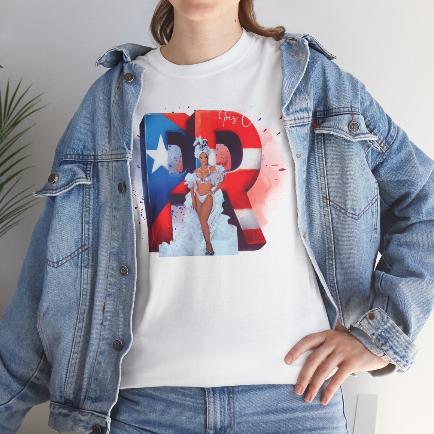 Puerto Rico Iris Chacon Pride T-Shirt, Unisex Cotton Tee for Celebrations, Casual Wear, Gift for Him/Her, Fourth of July, Cultural Events - Metamorphosis Creations