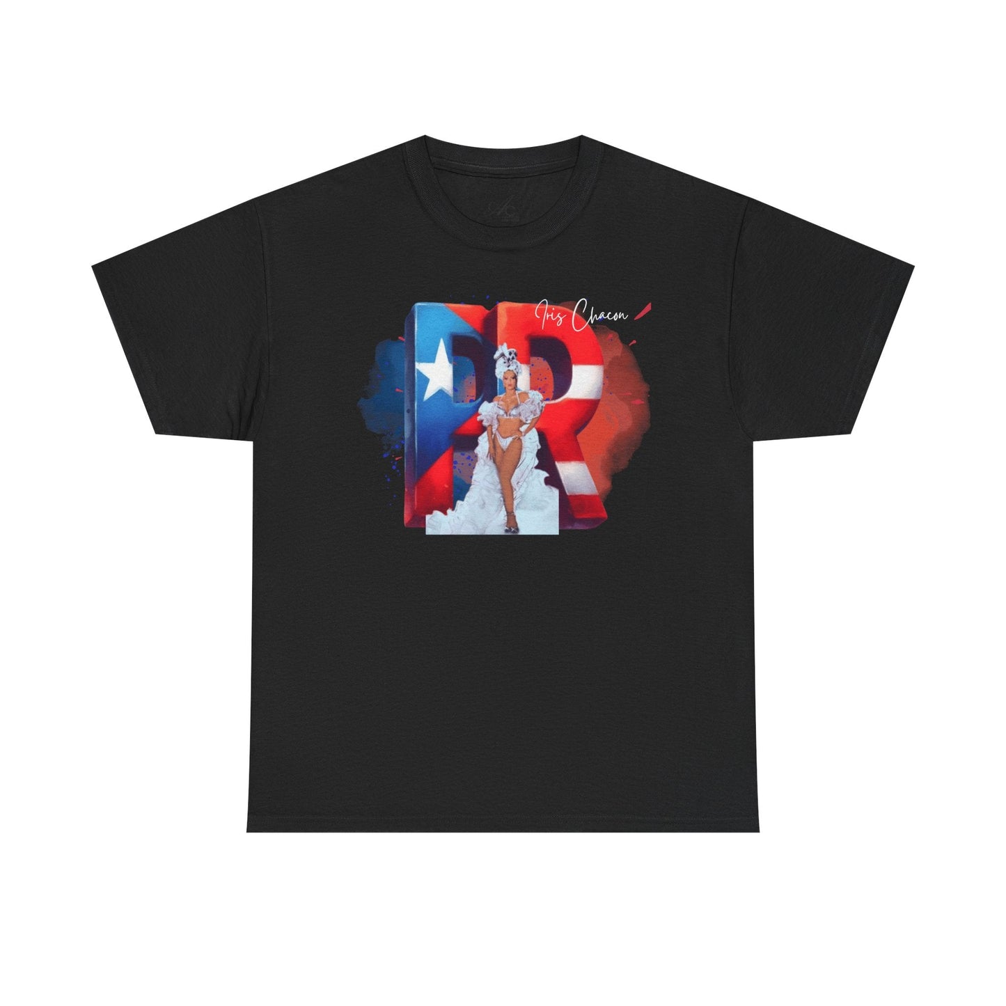 Puerto Rico Iris Chacon Pride T-Shirt, Unisex Cotton Tee for Celebrations, Casual Wear, Gift for Him/Her, Fourth of July, Cultural Events - Metamorphosis Creations