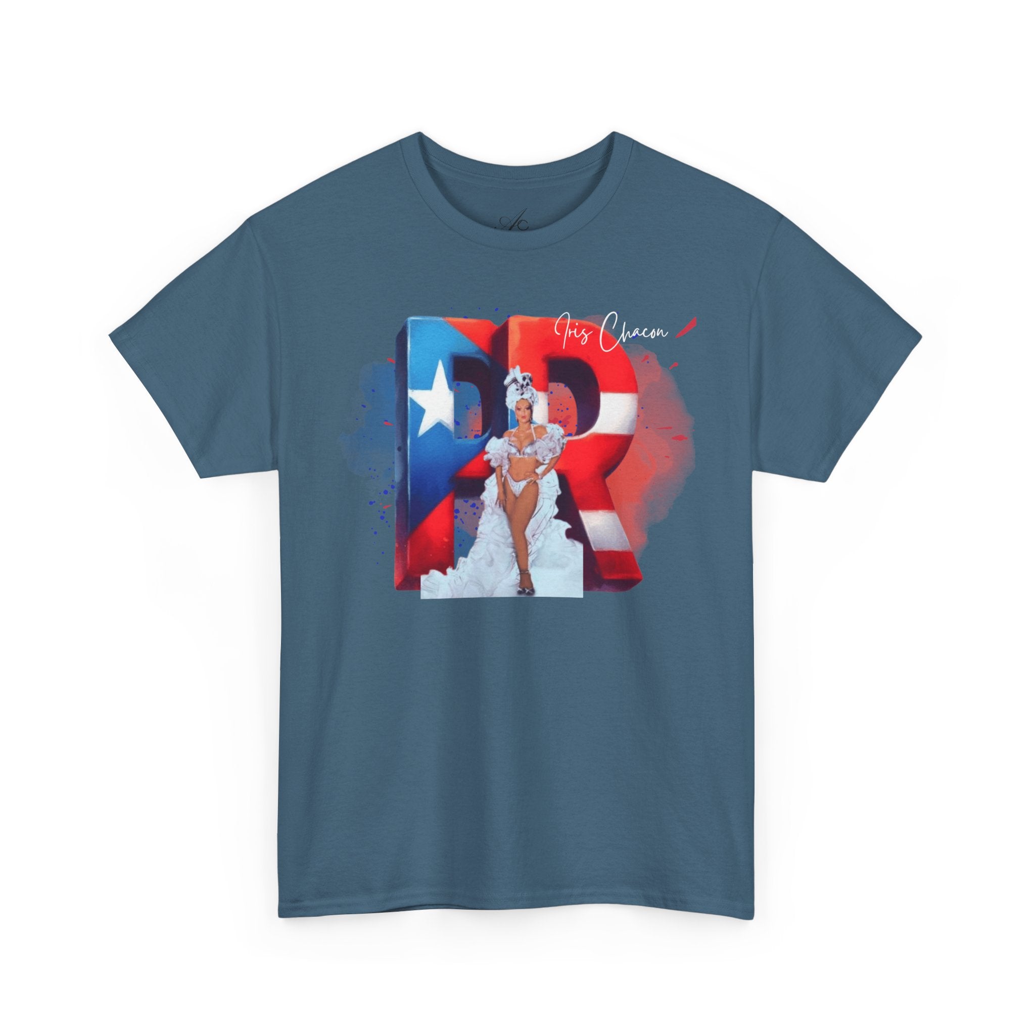 Puerto Rico Iris Chacon Pride T-Shirt, Unisex Cotton Tee for Celebrations, Casual Wear, Gift for Him/Her, Fourth of July, Cultural Events - Metamorphosis Creations