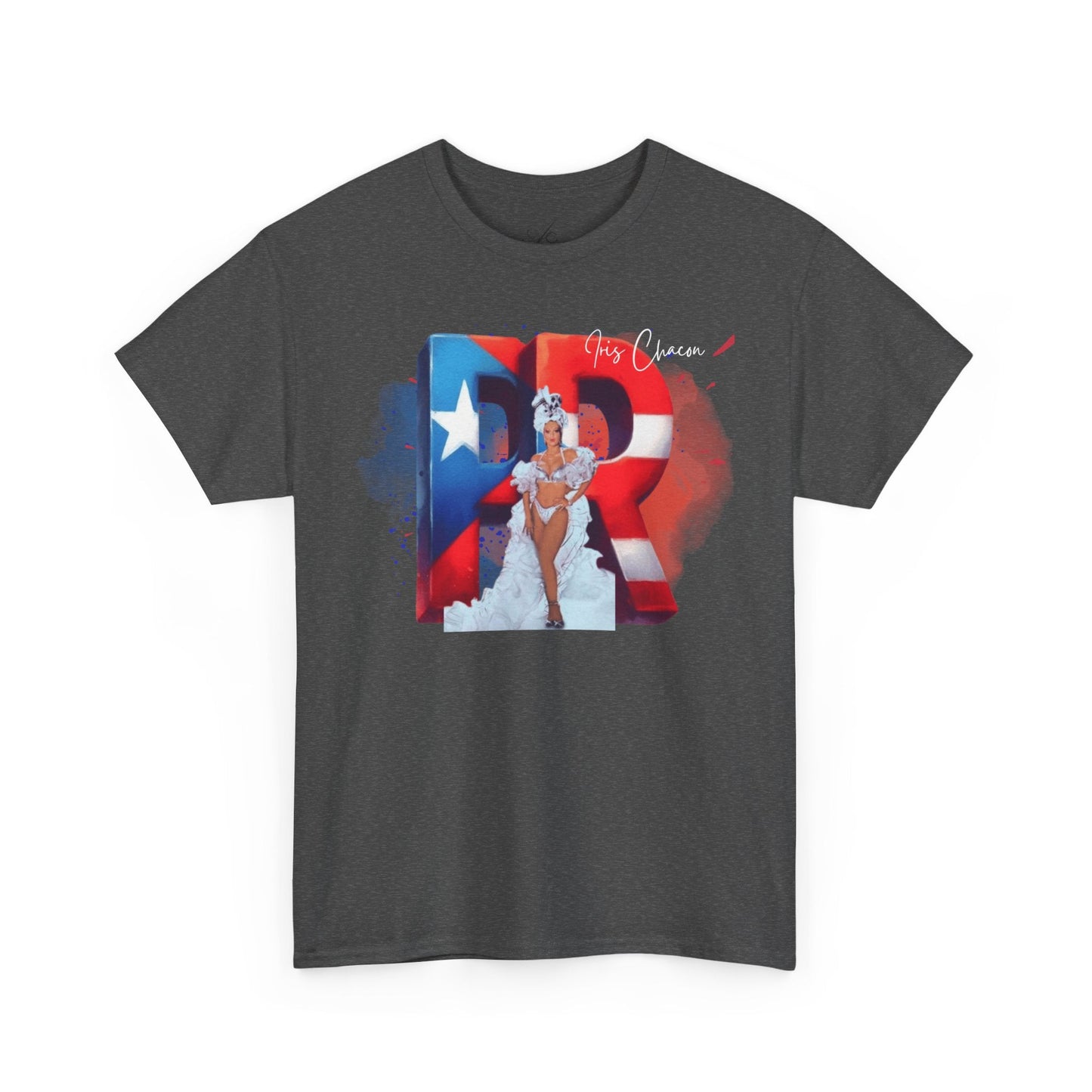 Puerto Rico Iris Chacon Pride T-Shirt, Unisex Cotton Tee for Celebrations, Casual Wear, Gift for Him/Her, Fourth of July, Cultural Events - Metamorphosis Creations