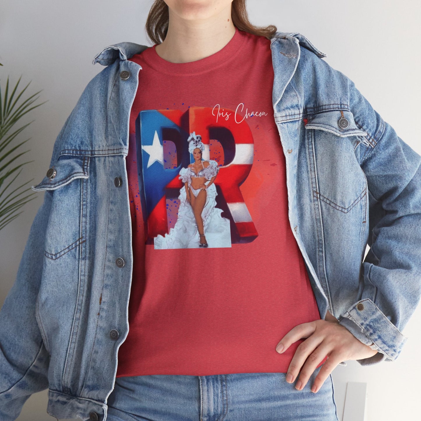 Puerto Rico Iris Chacon Pride T-Shirt, Unisex Cotton Tee for Celebrations, Casual Wear, Gift for Him/Her, Fourth of July, Cultural Events - Metamorphosis Creations