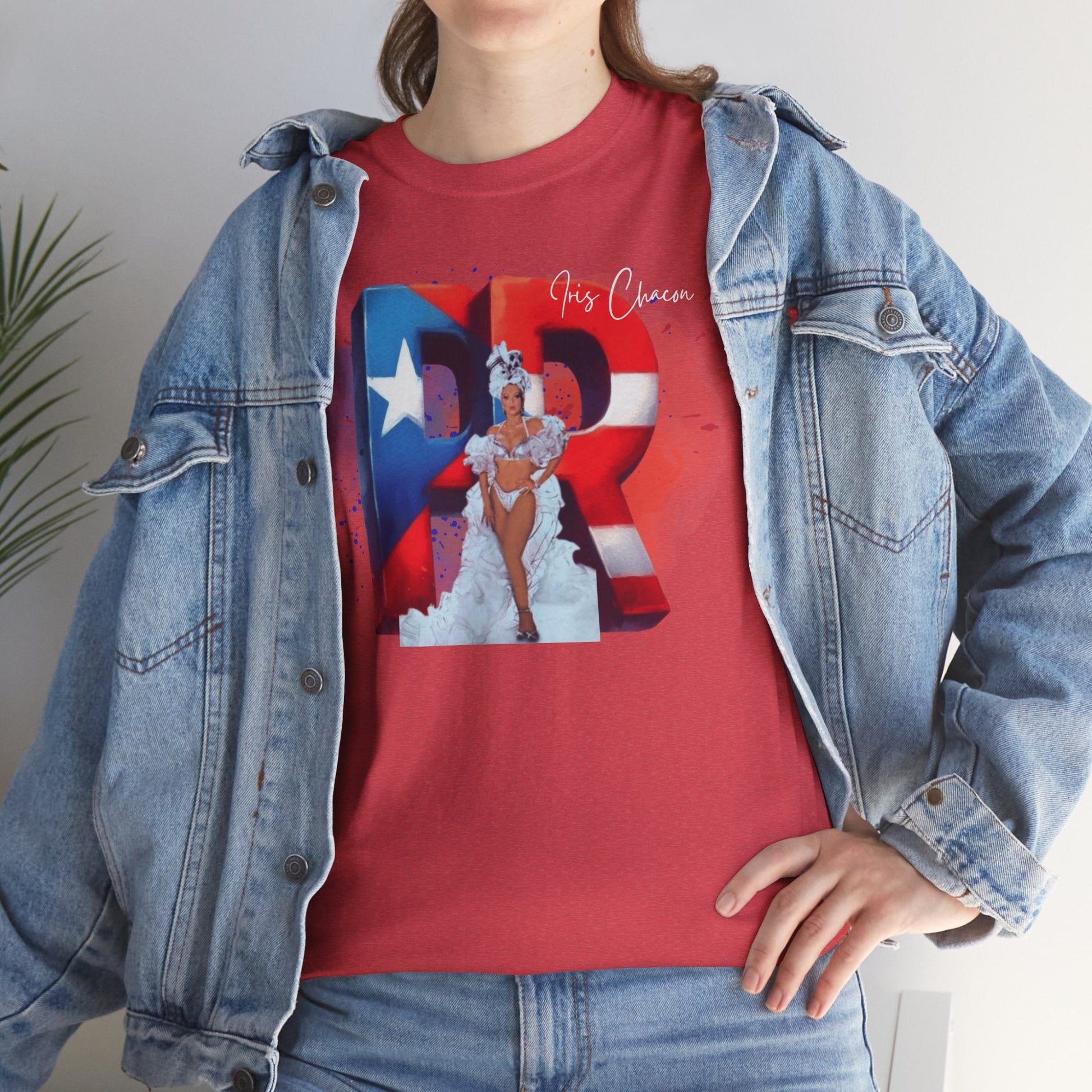 Puerto Rico Iris Chacon Pride T-Shirt, Unisex Cotton Tee for Celebrations, Casual Wear, Gift for Him/Her, Fourth of July, Cultural Events - Metamorphosis Creations