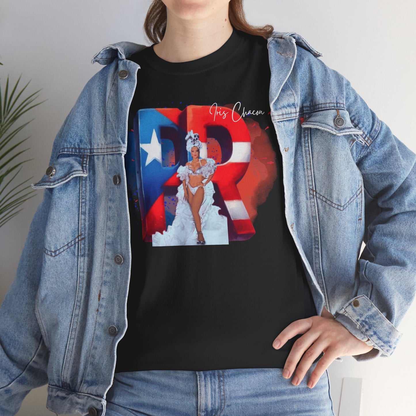 Puerto Rico Iris Chacon Pride T-Shirt, Unisex Cotton Tee for Celebrations, Casual Wear, Gift for Him/Her, Fourth of July, Cultural Events - Metamorphosis Creations