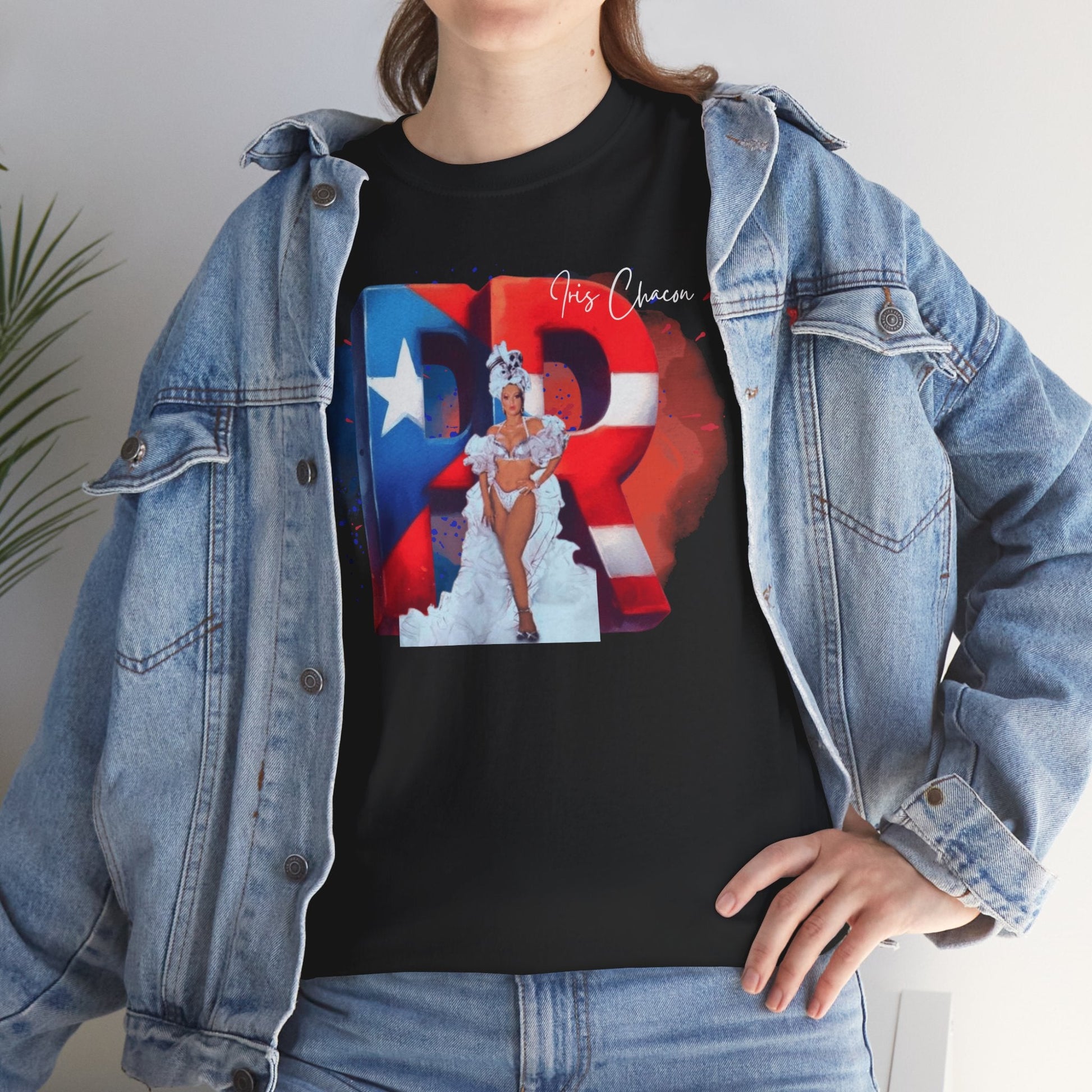Puerto Rico Iris Chacon Pride T-Shirt, Unisex Cotton Tee for Celebrations, Casual Wear, Gift for Him/Her, Fourth of July, Cultural Events - Metamorphosis Creations