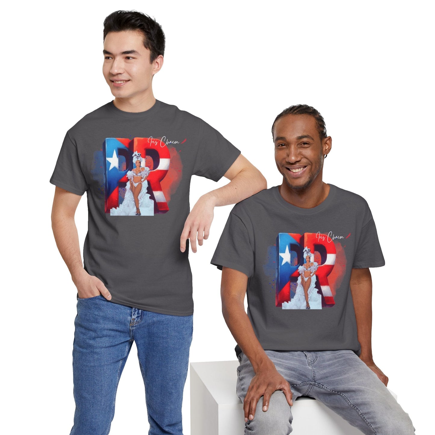 Puerto Rico Iris Chacon Pride T-Shirt, Unisex Cotton Tee for Celebrations, Casual Wear, Gift for Him/Her, Fourth of July, Cultural Events - Metamorphosis Creations