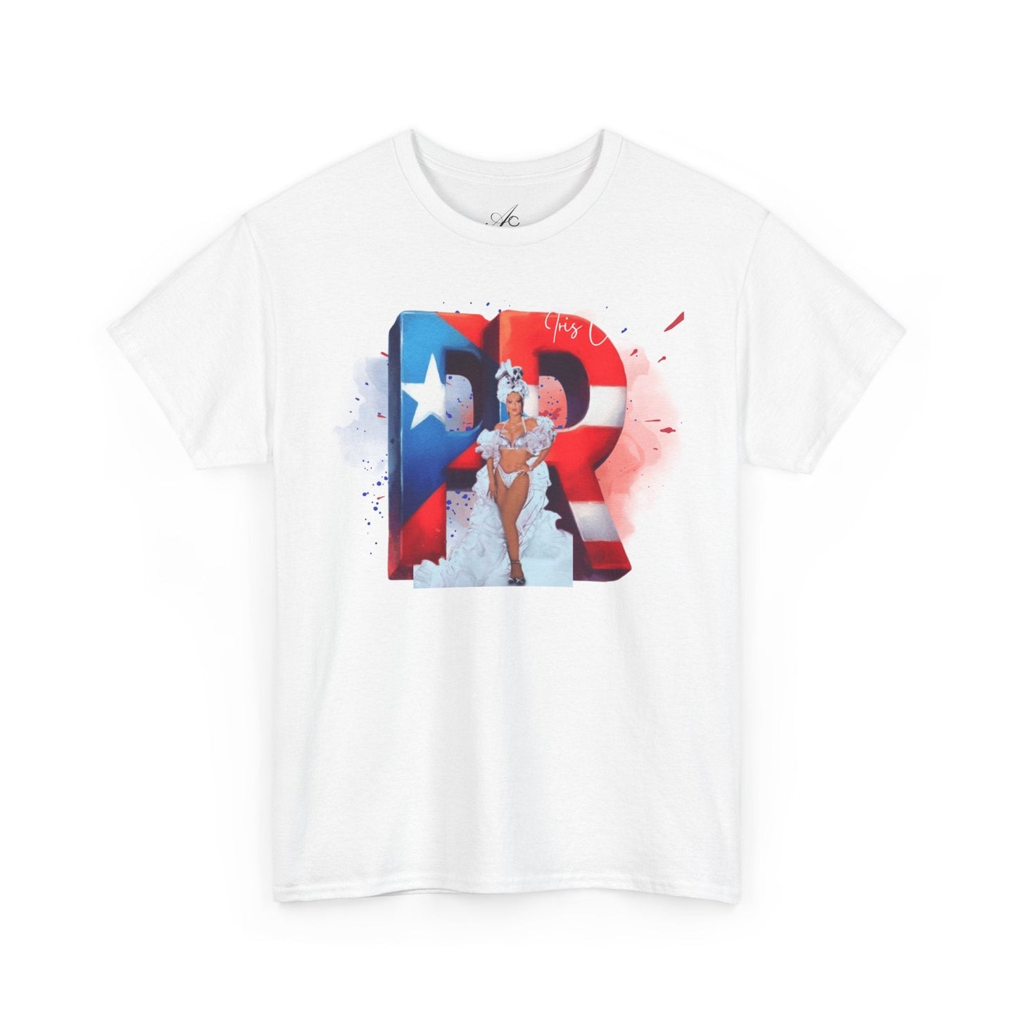 Puerto Rico Iris Chacon Pride T-Shirt, Unisex Cotton Tee for Celebrations, Casual Wear, Gift for Him/Her, Fourth of July, Cultural Events - Metamorphosis Creations