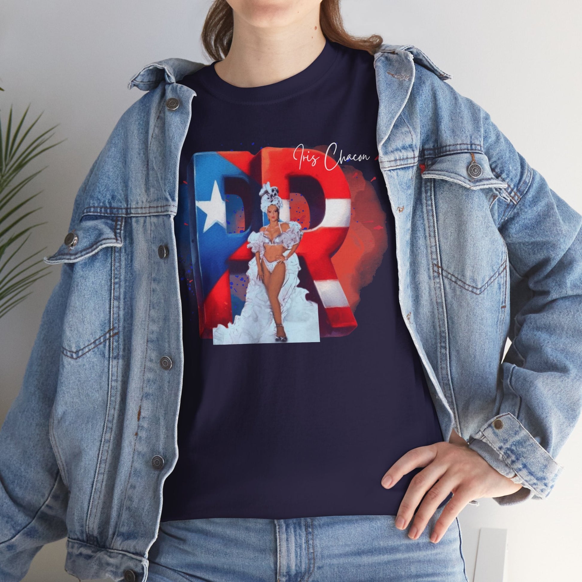 Puerto Rico Iris Chacon Pride T-Shirt, Unisex Cotton Tee for Celebrations, Casual Wear, Gift for Him/Her, Fourth of July, Cultural Events - Metamorphosis Creations