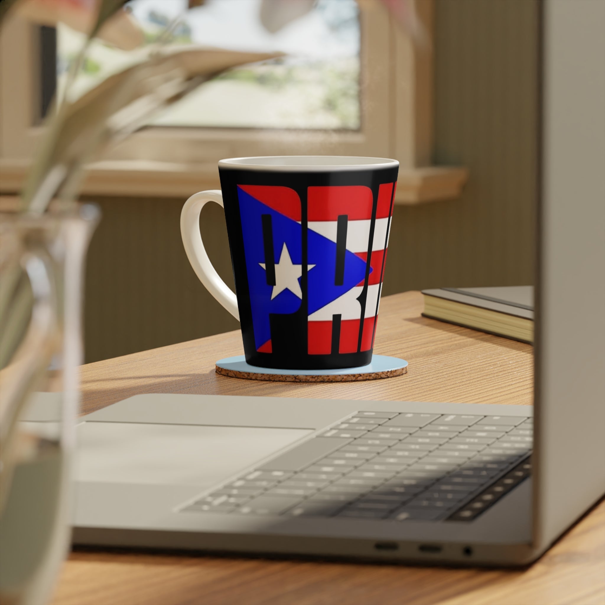 Puerto Rico Latte Mug, 12oz - Metamorphosis Creations