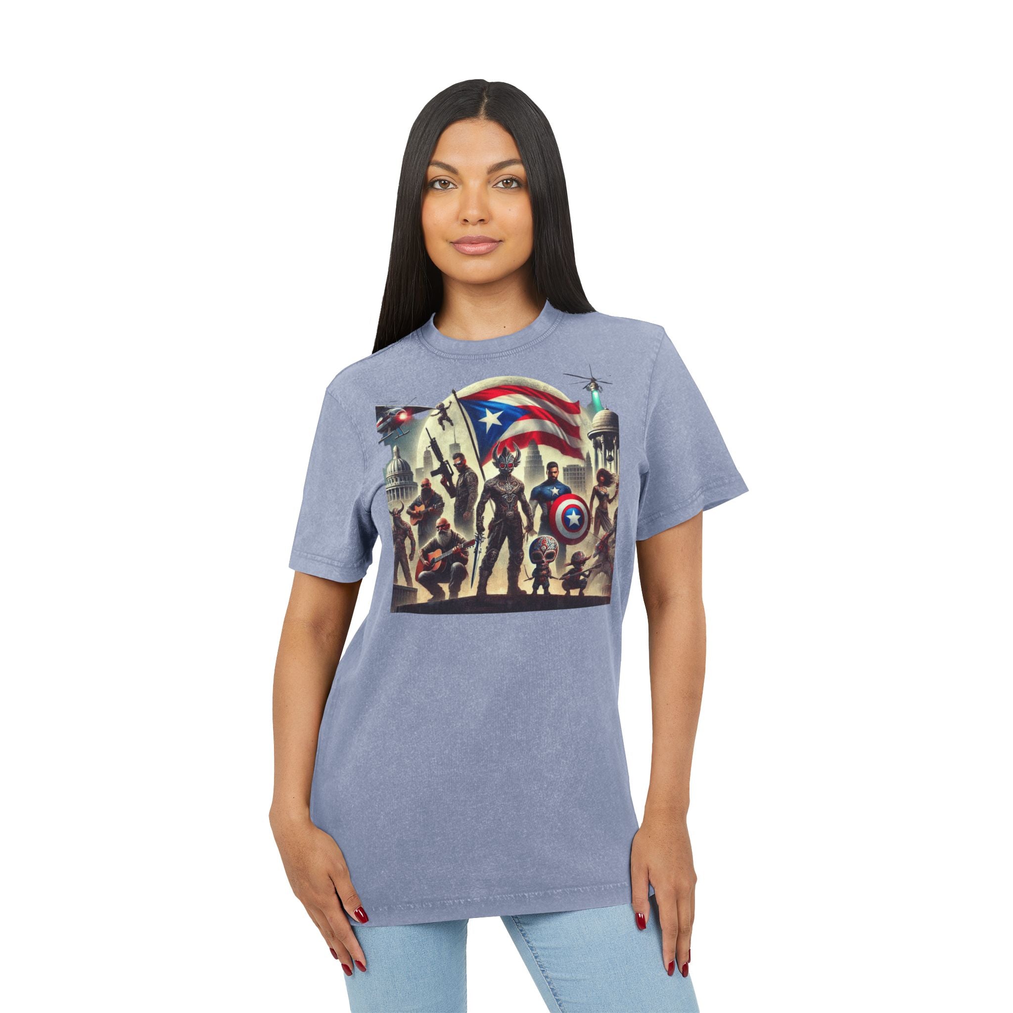 Puerto Rico Lovers Casual Wear, Perfect for Comic Con, Summer Festivals, Gift for Geeks, Unisex [...] - Metamorphosis Creations