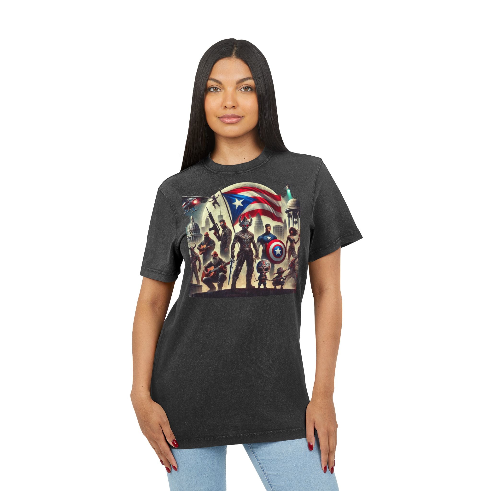 Puerto Rico Lovers Casual Wear, Perfect for Comic Con, Summer Festivals, Gift for Geeks, Unisex [...] - Metamorphosis Creations