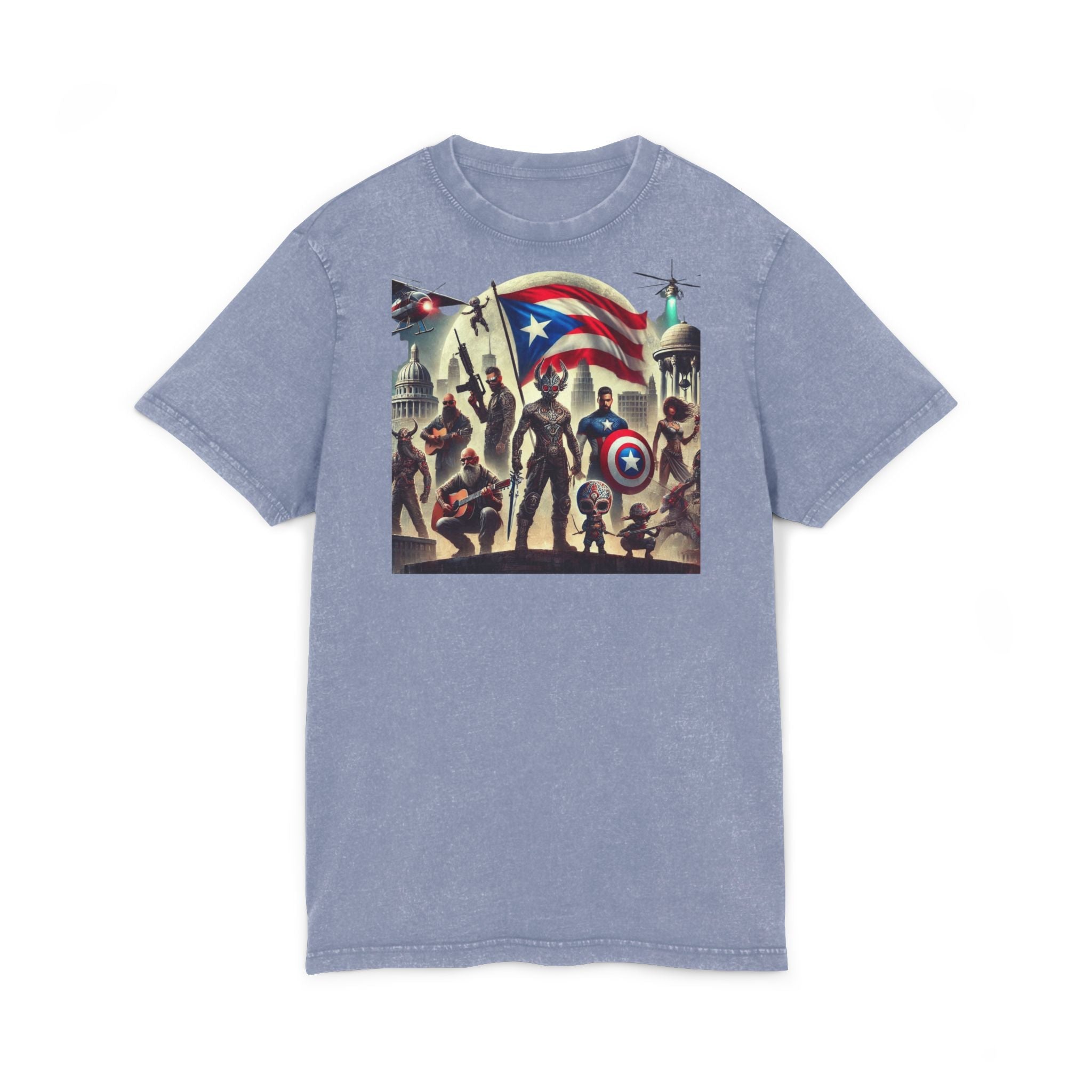 Puerto Rico Lovers Casual Wear, Perfect for Comic Con, Summer Festivals, Gift for Geeks, Unisex [...] - Metamorphosis Creations