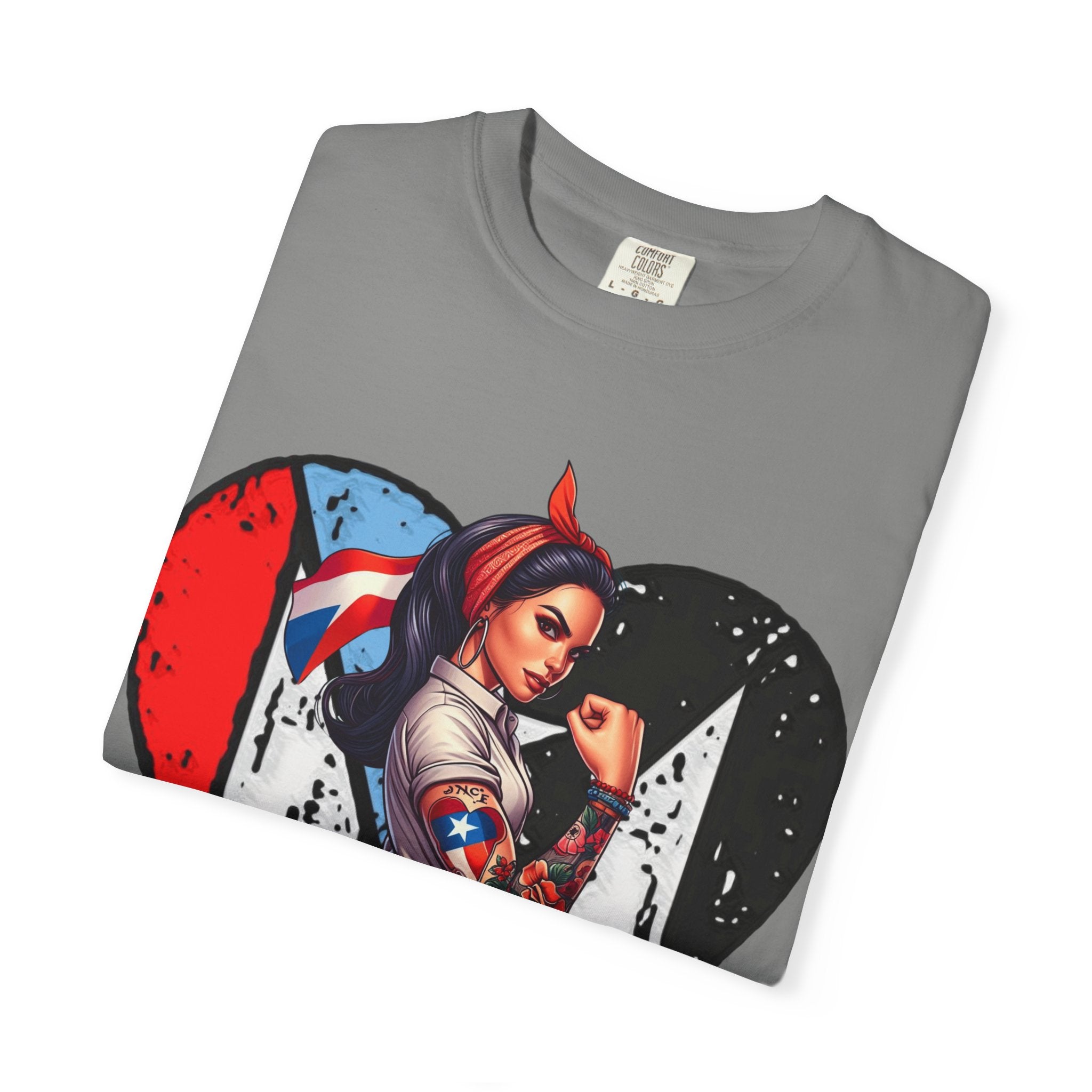 Puerto Rico Mi Amor Journal of Heritage & Heart Unisex Garment - Dyed T-shirt - Metamorphosis Creations