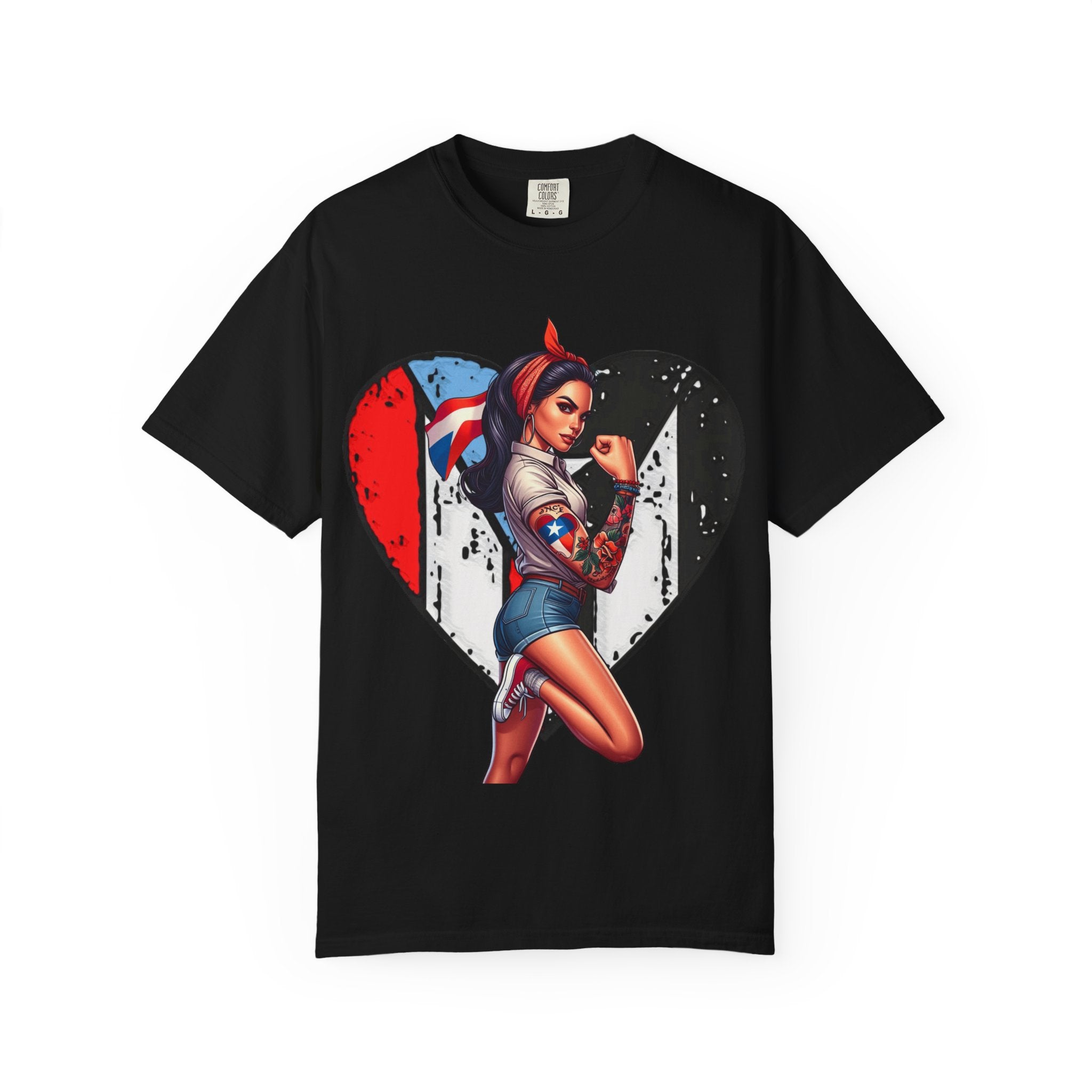 Puerto Rico Mi Amor Journal of Heritage & Heart Unisex Garment - Dyed T-shirt - Metamorphosis Creations