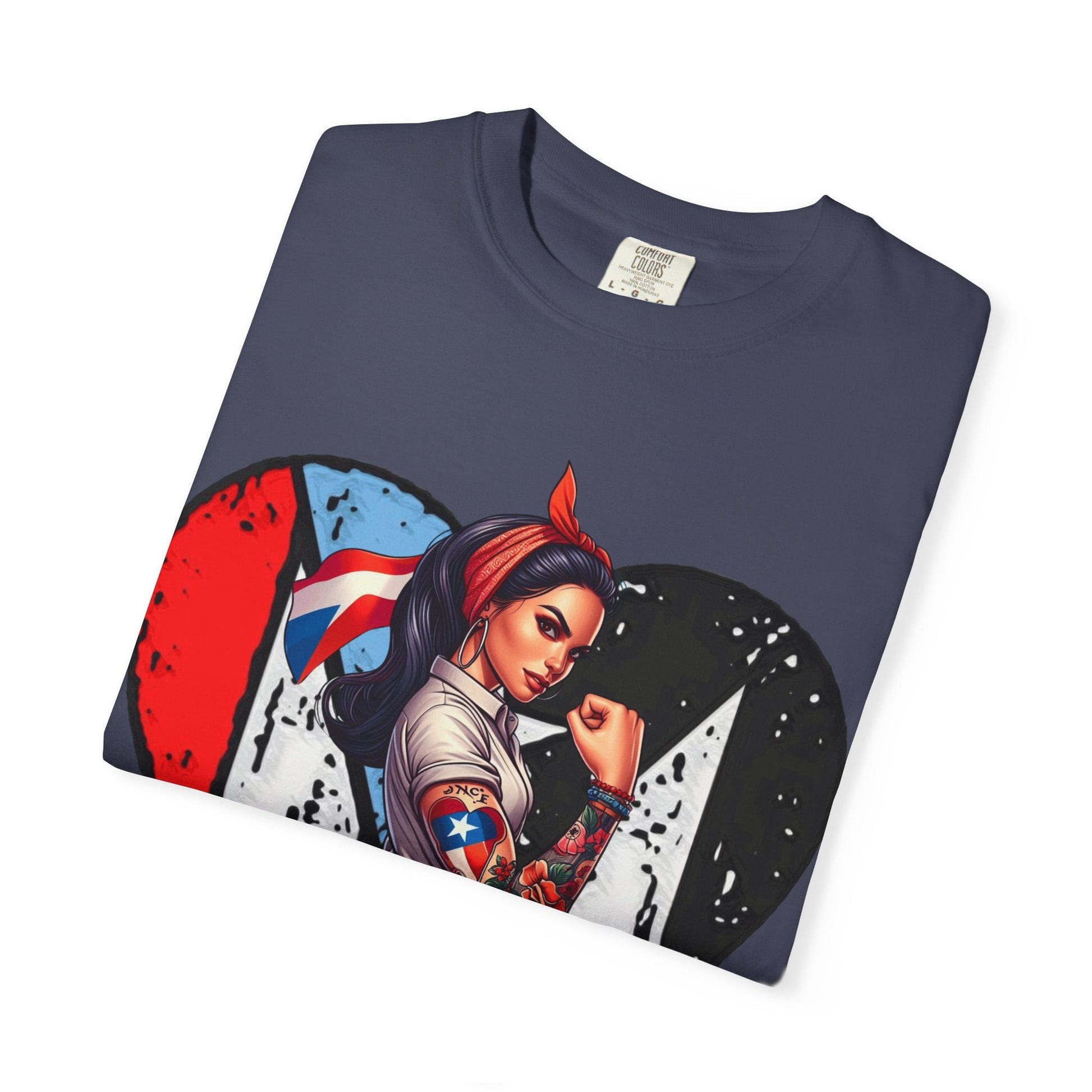 Puerto Rico Mi Amor Journal of Heritage & Heart Unisex Garment - Dyed T-shirt - Metamorphosis Creations
