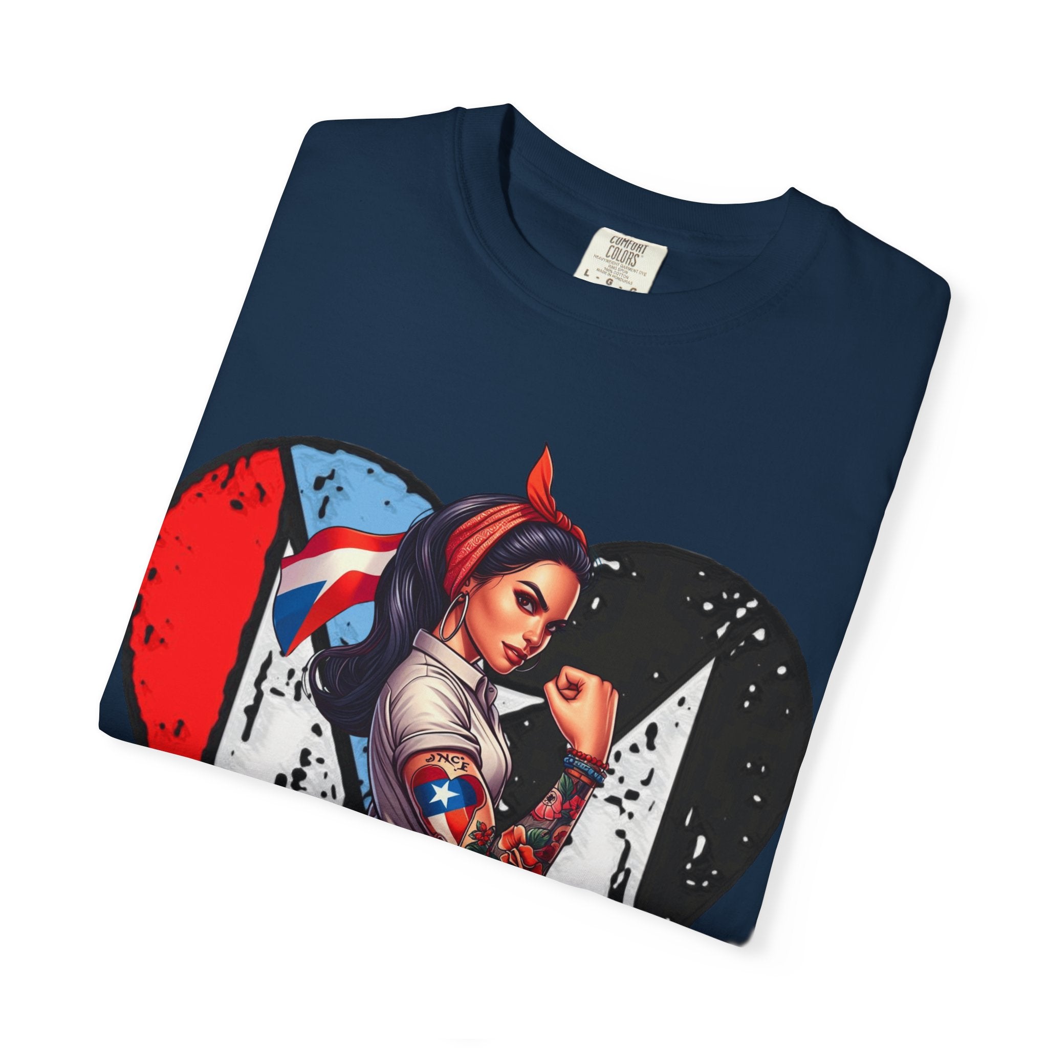 Puerto Rico Mi Amor Journal of Heritage & Heart Unisex Garment - Dyed T-shirt - Metamorphosis Creations