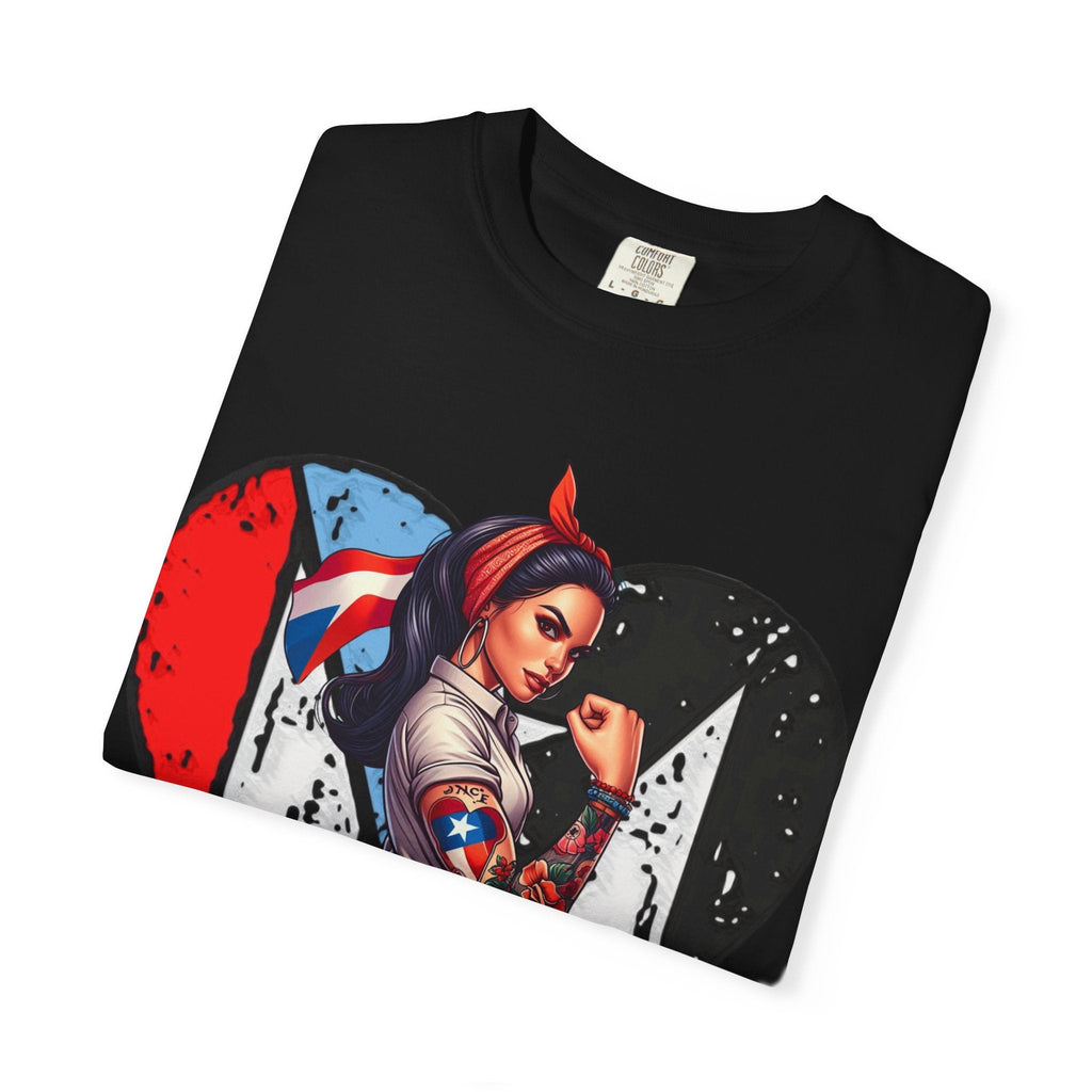 Puerto Rico Mi Amor Journal of Heritage & Heart Unisex Garment - Dyed T-shirt - Metamorphosis Creations