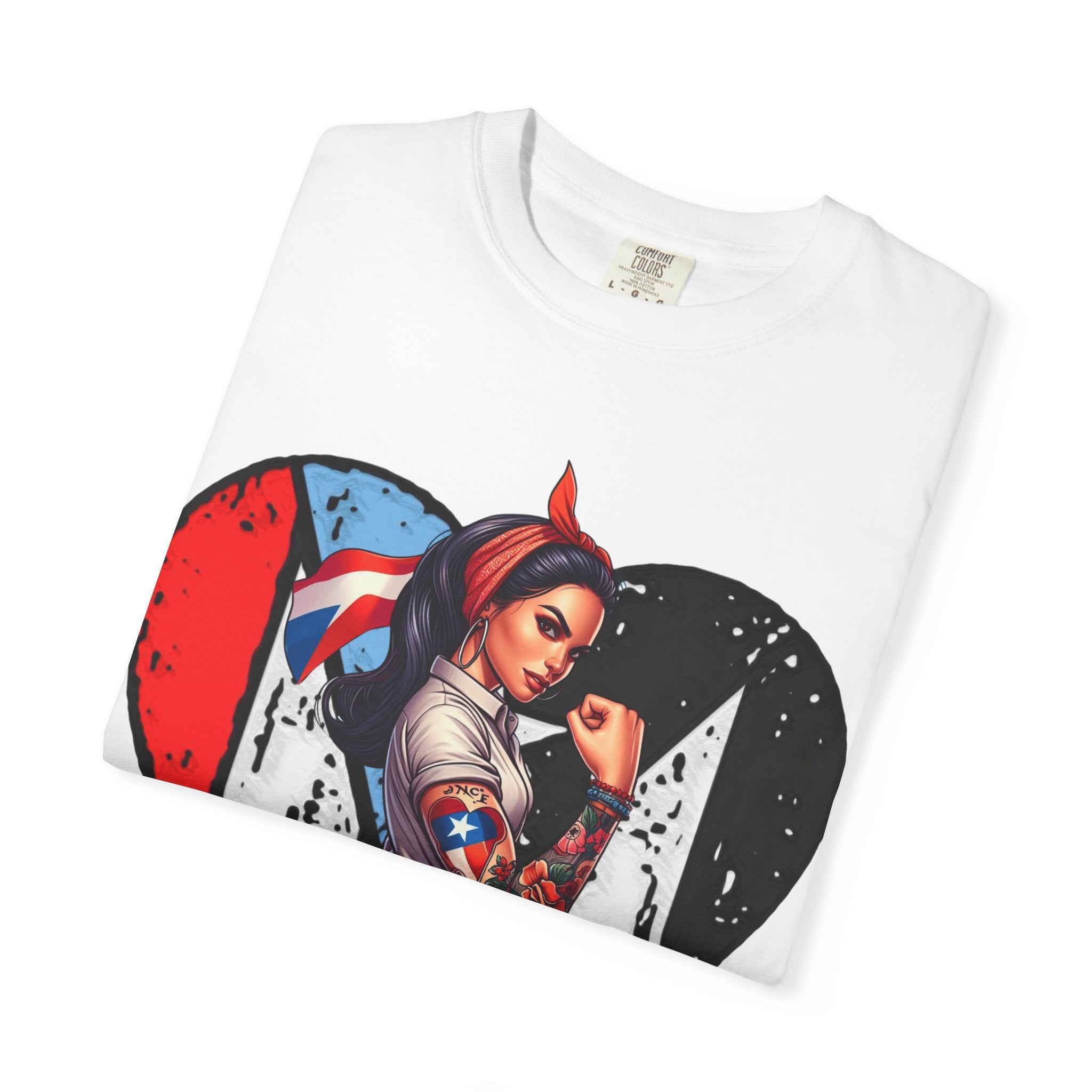 Puerto Rico Mi Amor Journal of Heritage & Heart Unisex Garment - Dyed T-shirt - Metamorphosis Creations