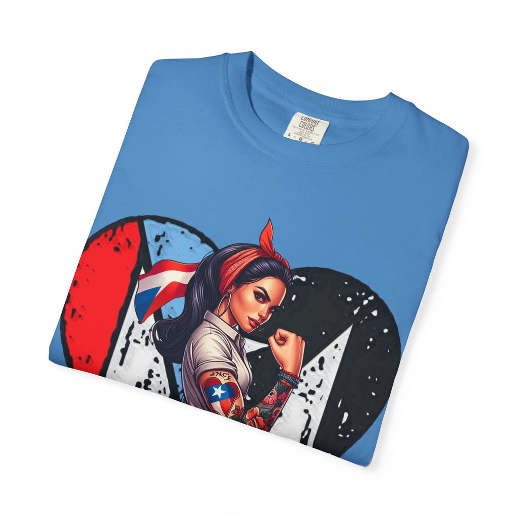 Puerto Rico Mi Amor Journal of Heritage & Heart Unisex Garment - Dyed T-shirt - Metamorphosis Creations