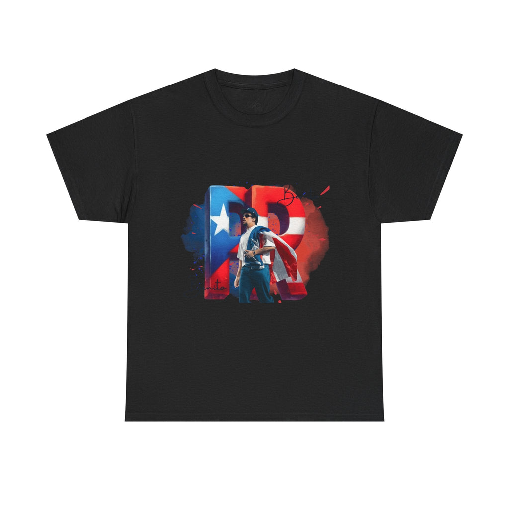 Puerto Rico Pride Collection Benito Pride Unisex Heavy Cotton Tee, Casual Wear, Gift Idea, Independence Day, Festival Outfit, Everyday Comfort - Metamorphosis Creations