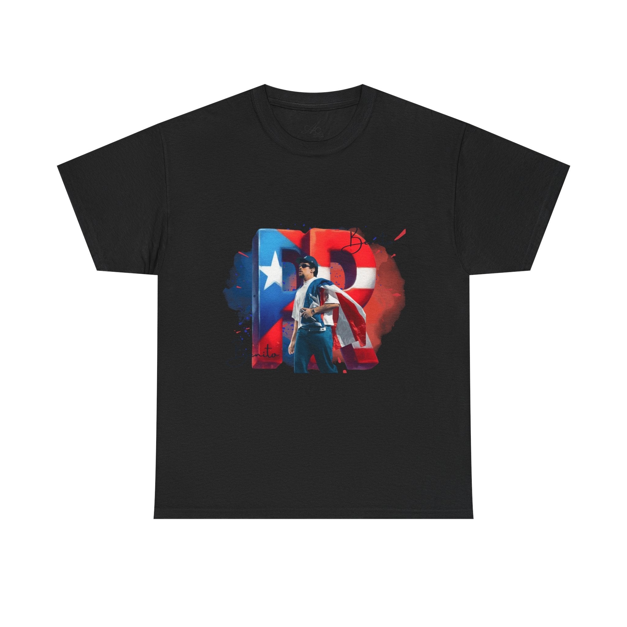 Puerto Rico Pride Collection Benito Pride Unisex Heavy Cotton Tee, Casual Wear, Gift Idea, Independence Day, Festival Outfit, Everyday Comfort - Metamorphosis Creations