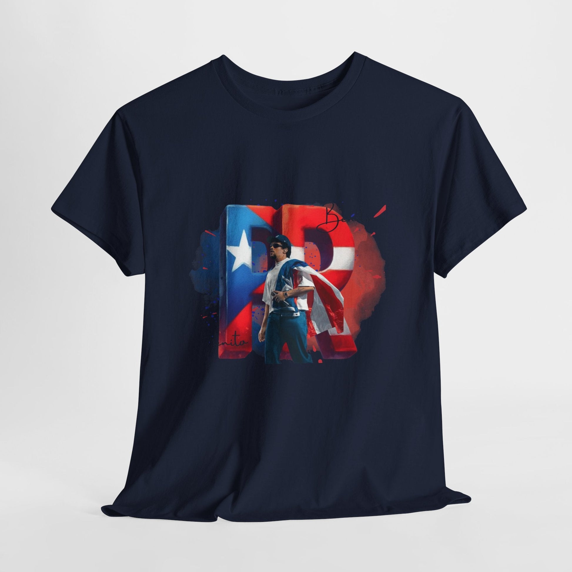 Puerto Rico Pride Collection Benito Pride Unisex Heavy Cotton Tee, Casual Wear, Gift Idea, Independence Day, Festival Outfit, Everyday Comfort - Metamorphosis Creations