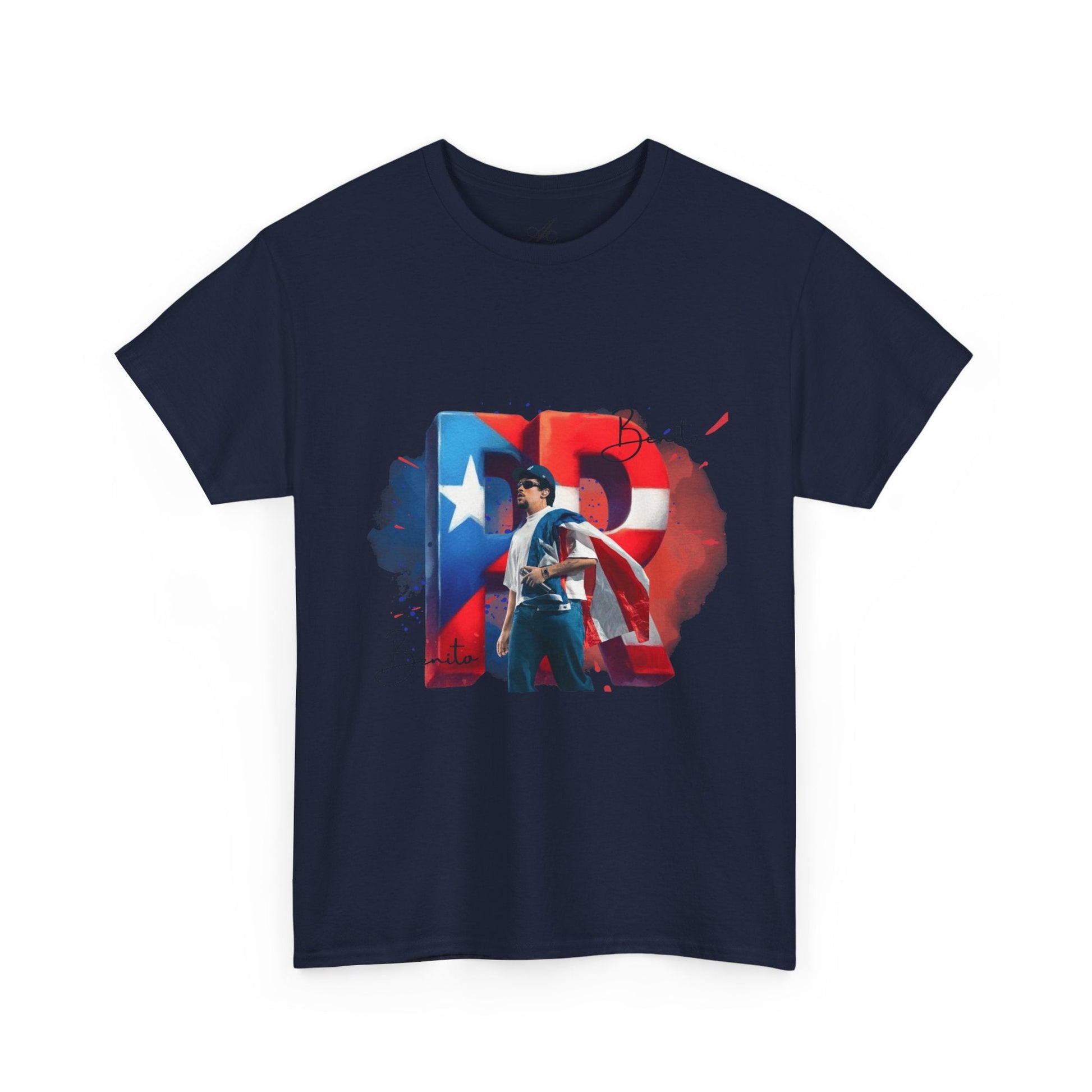 Puerto Rico Pride Collection Benito Pride Unisex Heavy Cotton Tee, Casual Wear, Gift Idea, Independence Day, Festival Outfit, Everyday Comfort - Metamorphosis Creations