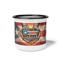 Puerto Rico Pride Enamel Camp Cup, Outdoor Coffee Mug, Travel Cup, Camping Gift, Puerto Rico Lover's Mug, Flag Mug - Metamorphosis Creations