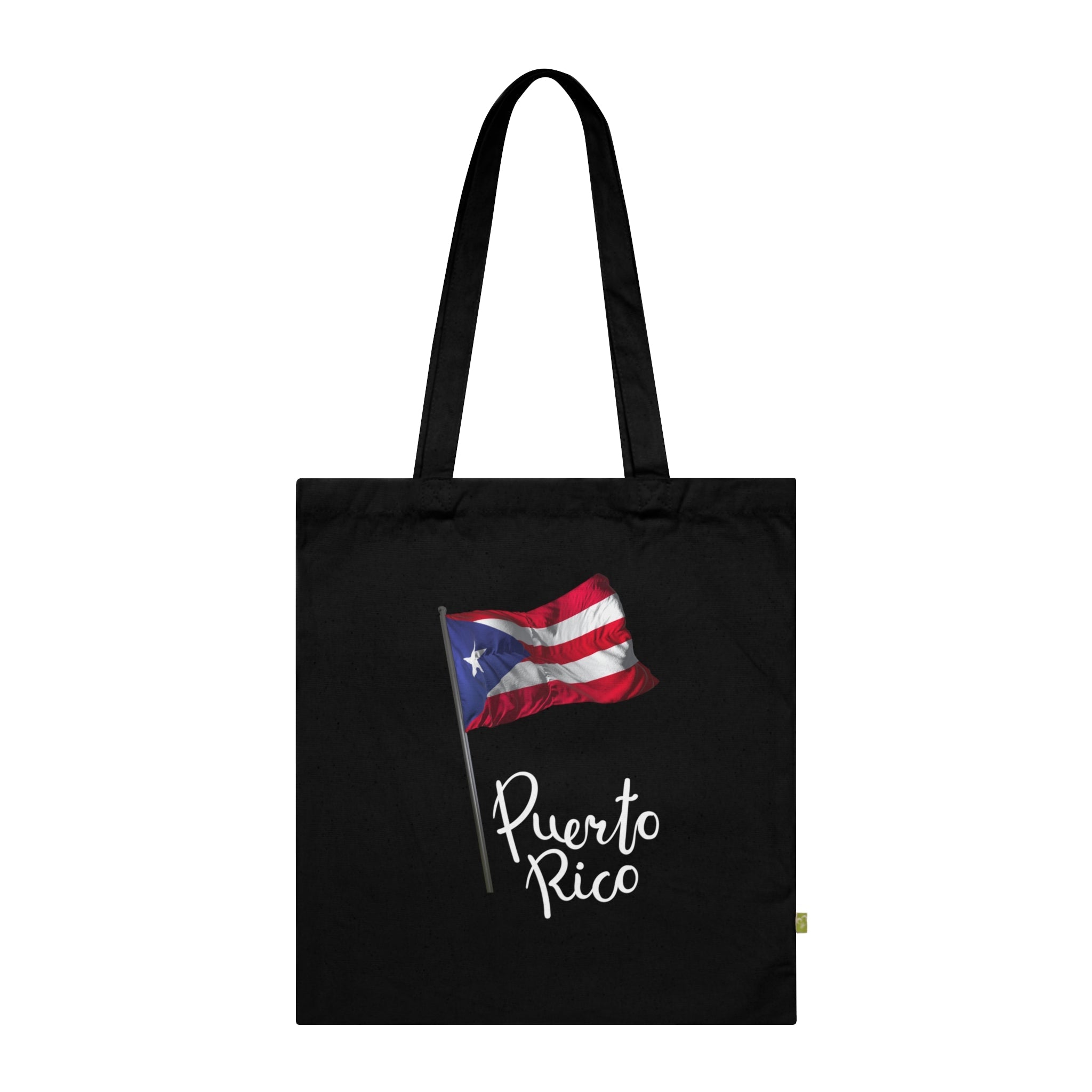 Puerto Rico Pride Organic Cotton Tote Bag - Eco - Friendly, Reusable Market Bag, Beach Tote, Shopping Bag, Gift for Travelers - Metamorphosis Creations