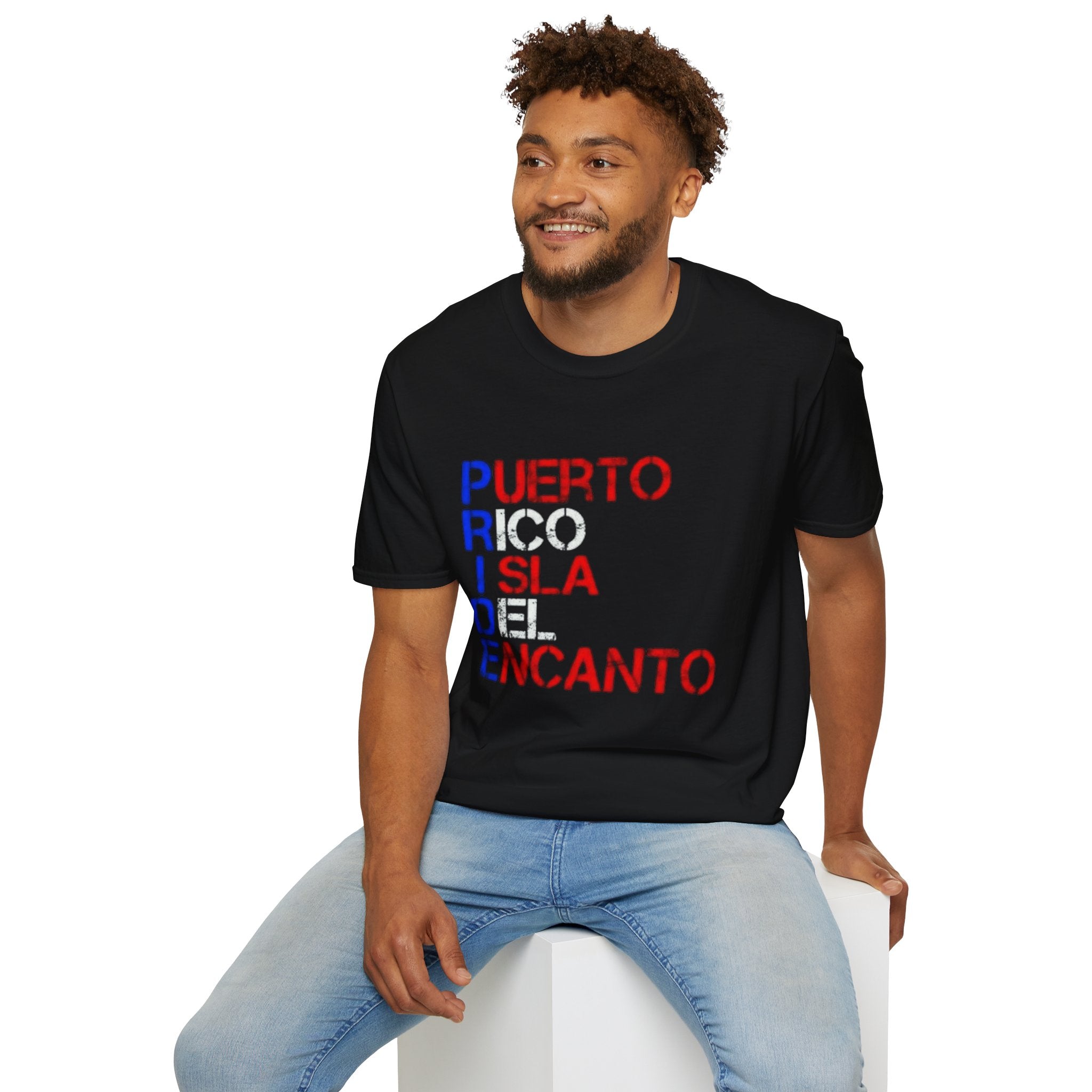 Puerto Rico Pride Tee – LGBTQ+ Unisex Softstyle Shirt for Festivals & Heritage Celebrations - Metamorphosis Creations